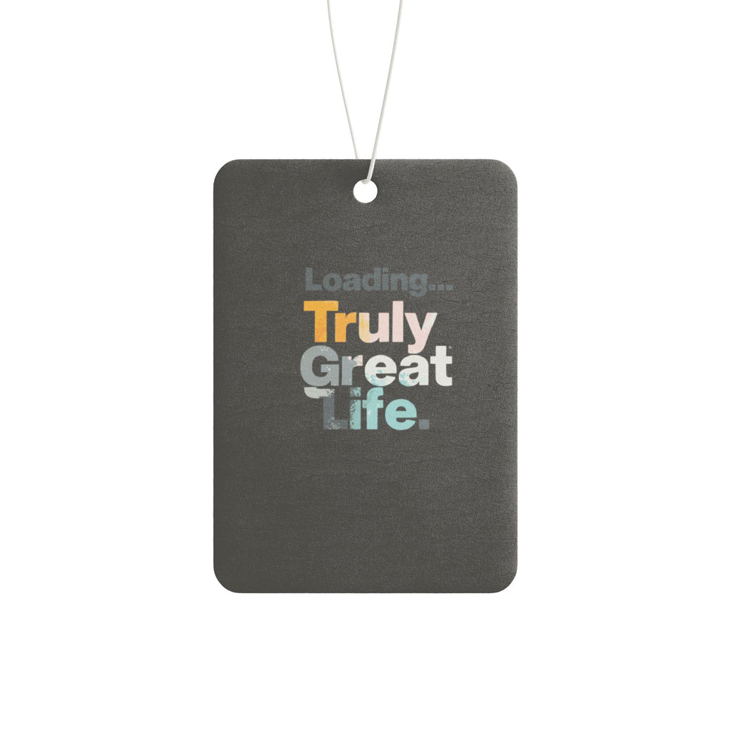 Truly Great Life Car Air Freshener | Uplifting Aromatherapy Scent for Positivity & Focus, Long-Lasting Soy-Based Car Fragrance