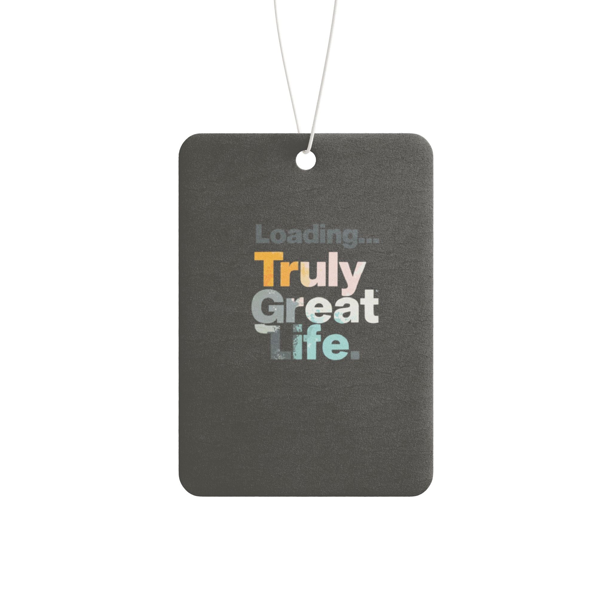 Truly Great Life Car Air Freshener | Uplifting Aromatherapy Scent for Positivity & Focus, Long-Lasting Soy-Based Car Fragrance