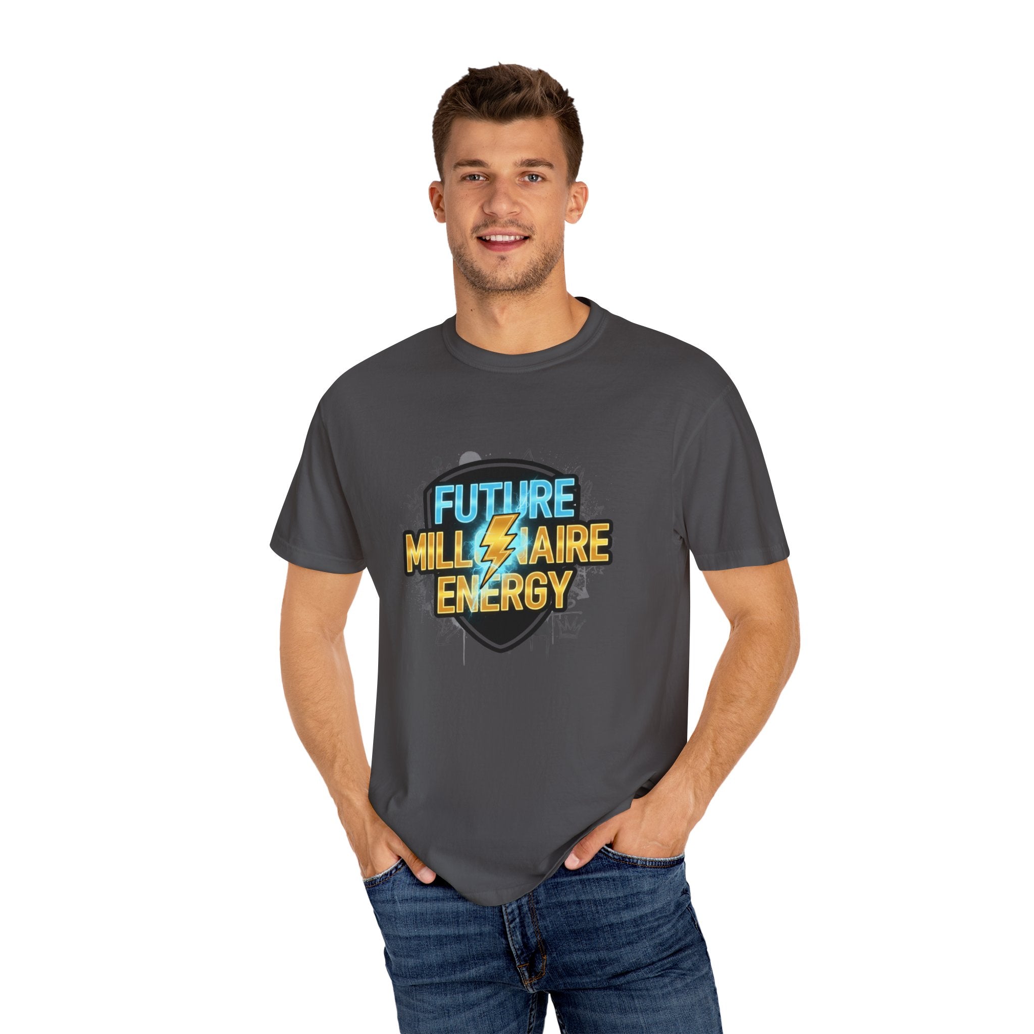 Future Millionaire Energy Softstyle T-Shirt | Motivational Unisex Tee by Truly Great Life, Entrepreneur Gift, Trendy Lifestyle Apparel