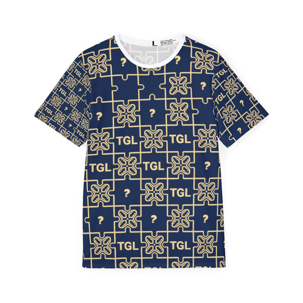 Athletic Sports Jersey for Men by TGL Design | Lightweight Breathable All-Over Print Shirt for Workout or Casual Wear