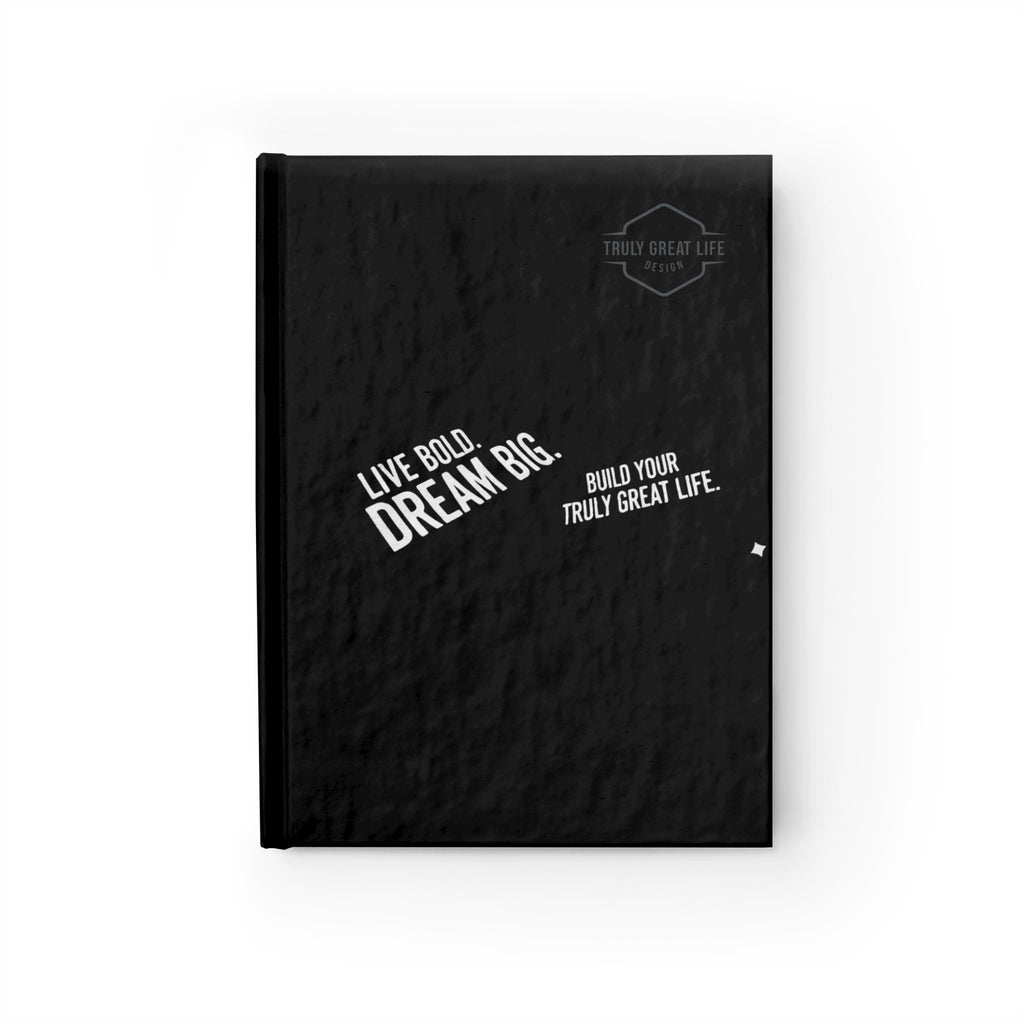 Travel Journal Notebook | Live Bold. Dream Big. Build Your Truly Great Life | Inspirational Writing Journal for Adventure and Self Growth