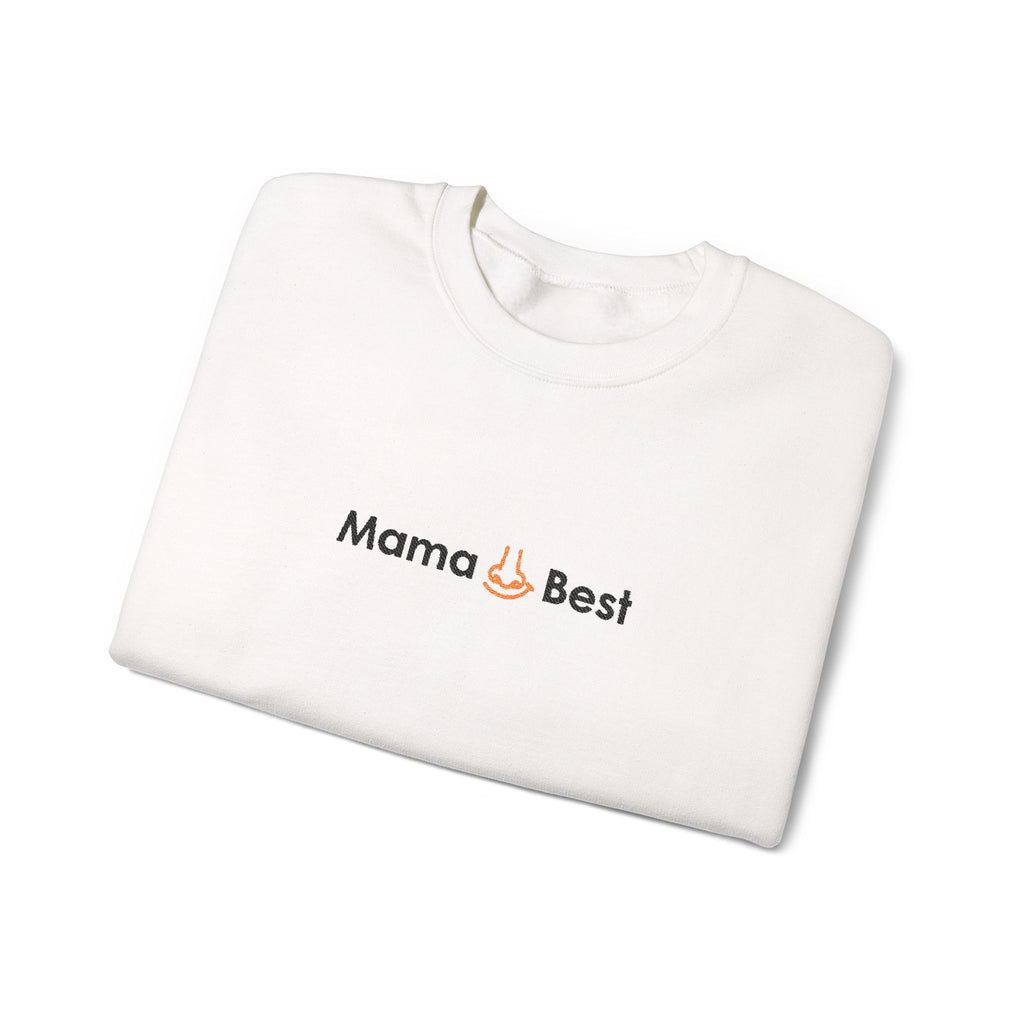 Mama Best Sweatshirt for Moms | Cute Mothers Day Gift, Cozy Unisex Crewneck, Casual Everyday Wear, Perfect Spring and Fall Apparel