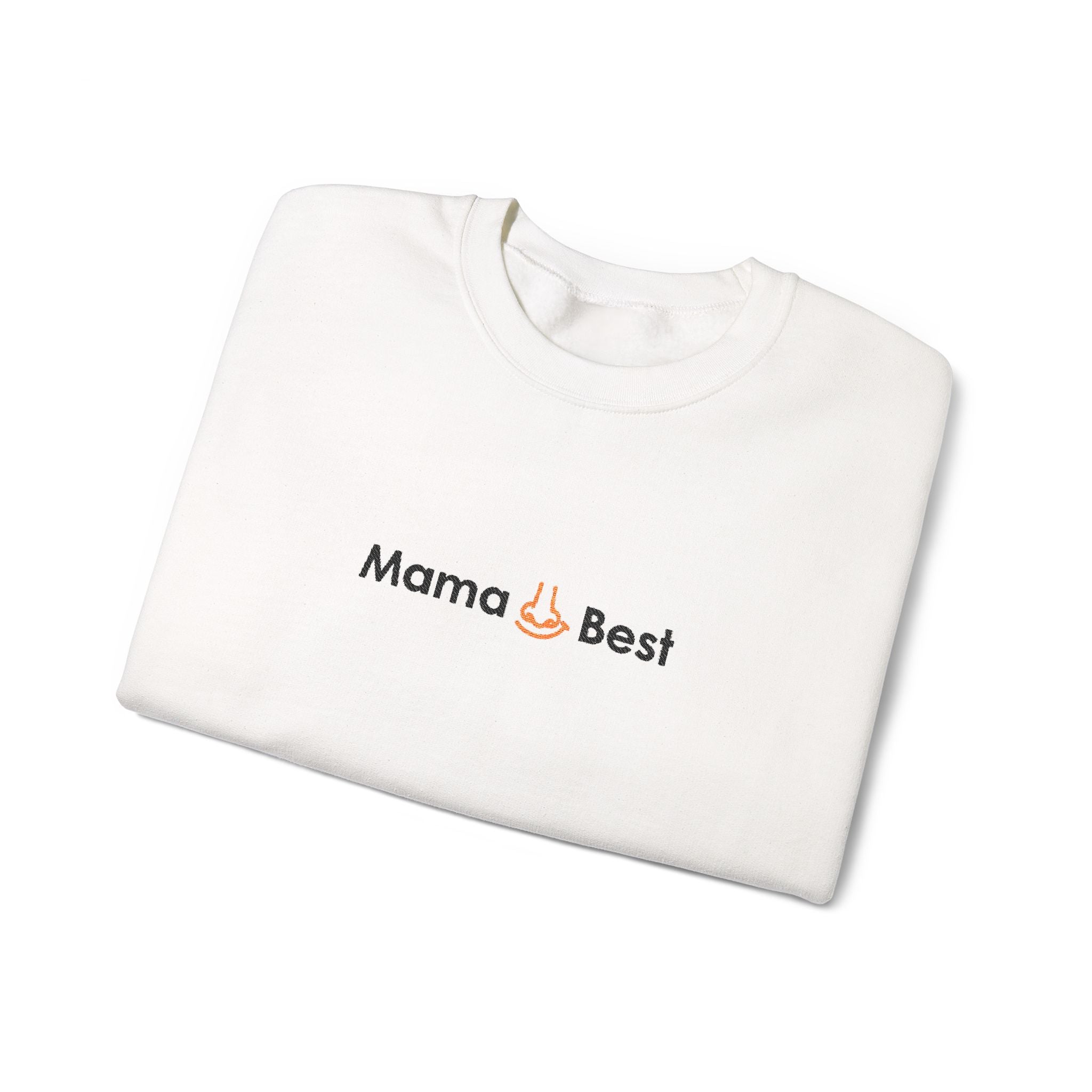 Mama Best Sweatshirt for Moms | Cute Mothers Day Gift, Cozy Unisex Crewneck, Casual Everyday Wear, Perfect Spring and Fall Apparel