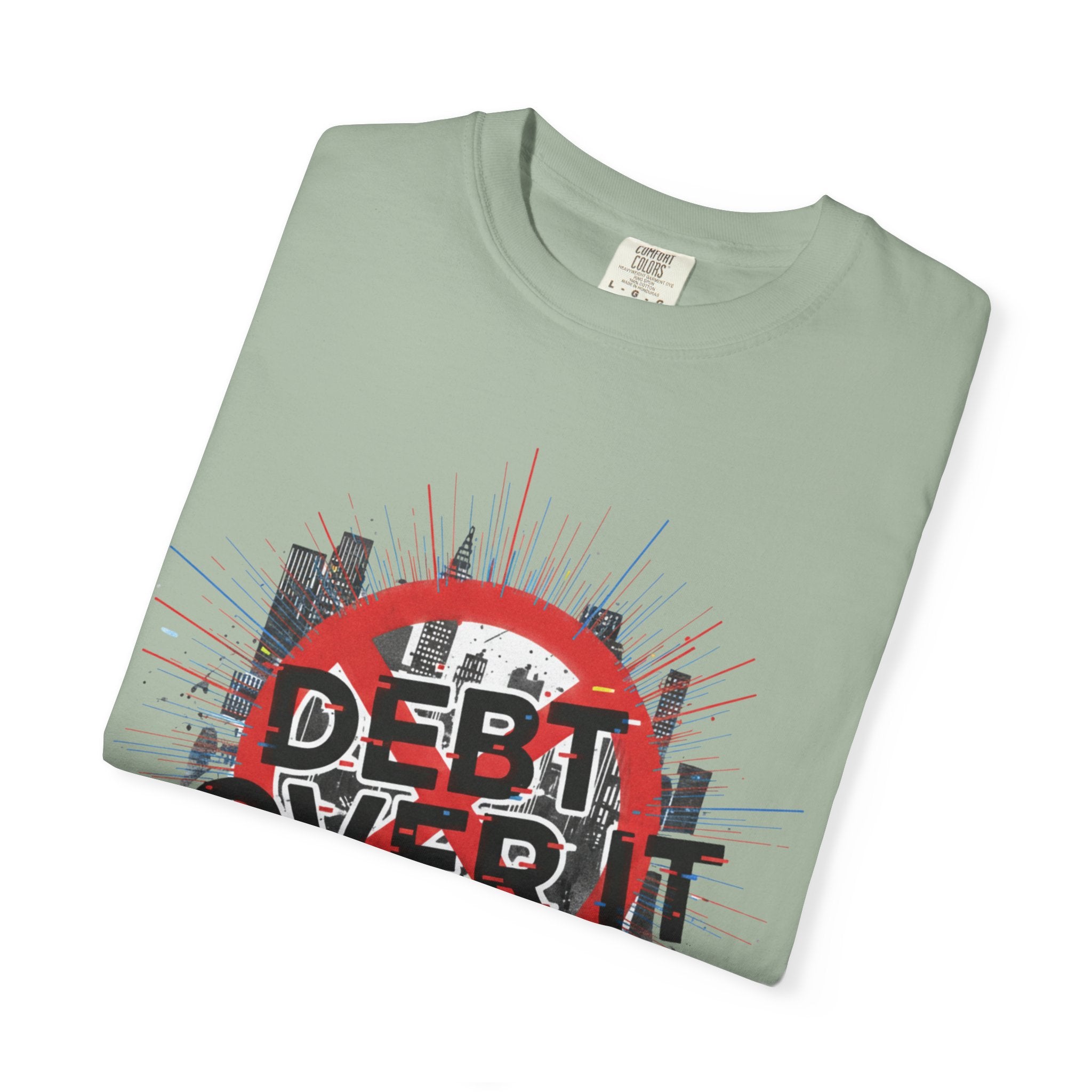 Debt Over It Softstyle Unisex T-Shirt, Cool Graphic Tee, Motivational Apparel for a Debt-Free Lifestyle, Perfect Gift by Truly Great Life