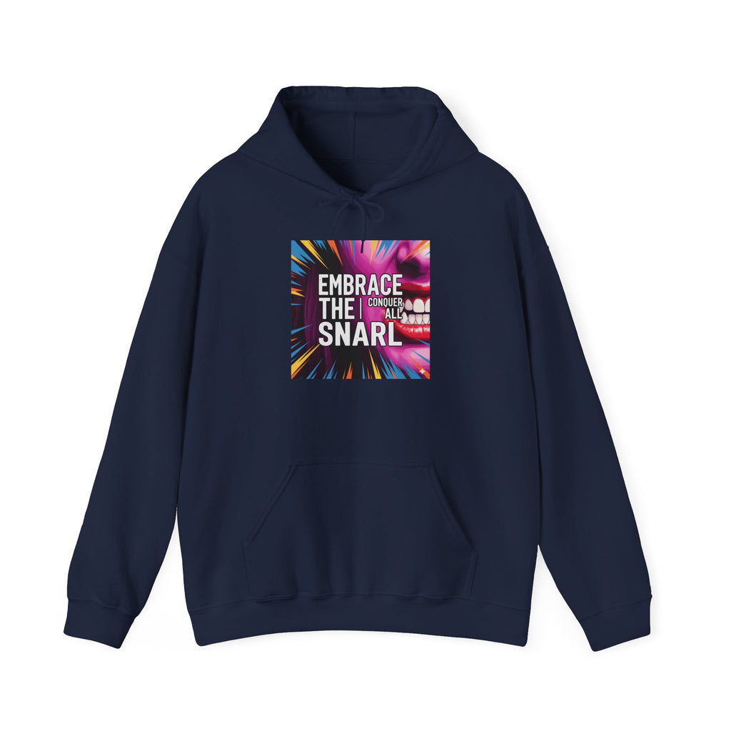 Embrace the Snarl Unisex Hoodie by Truly Great Life | Colorful Fleece Streetwear for Everyday Comfort