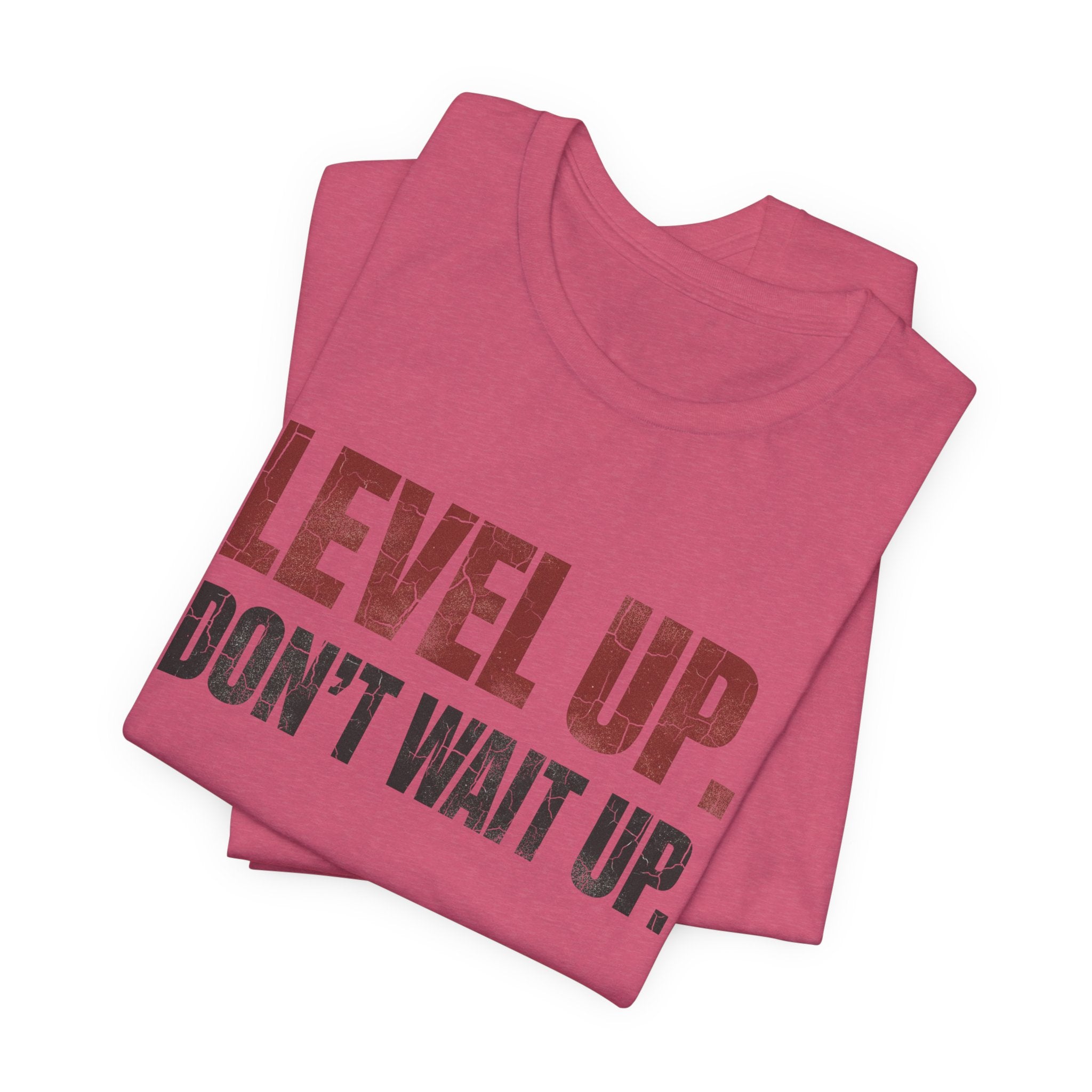 Level Up Unisex Tee | Motivational T-Shirt for Men and Women, Streetwear, Entrepreneur & Fitness Lifestyle Apparel by Truly Great Life