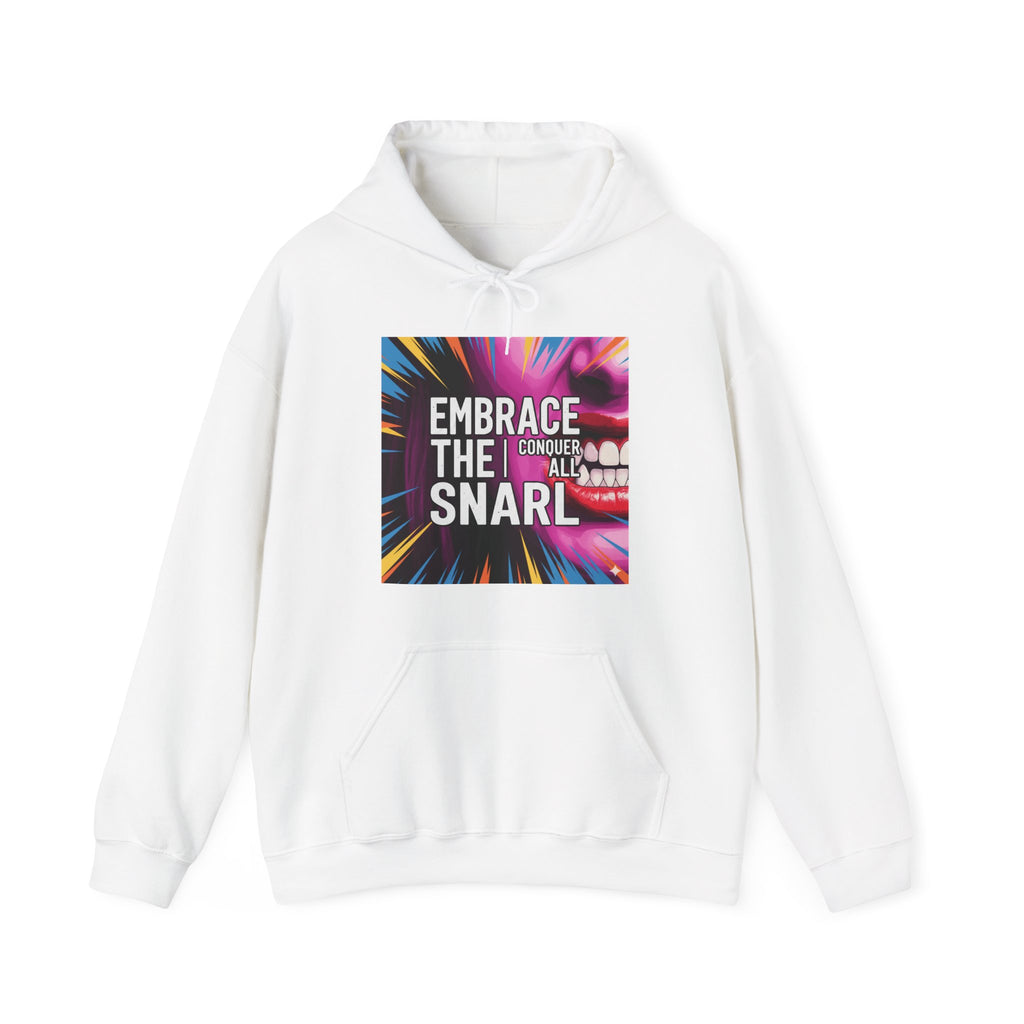 Embrace the Snarl Unisex Hoodie by Truly Great Life | Colorful Fleece Streetwear for Everyday Comfort