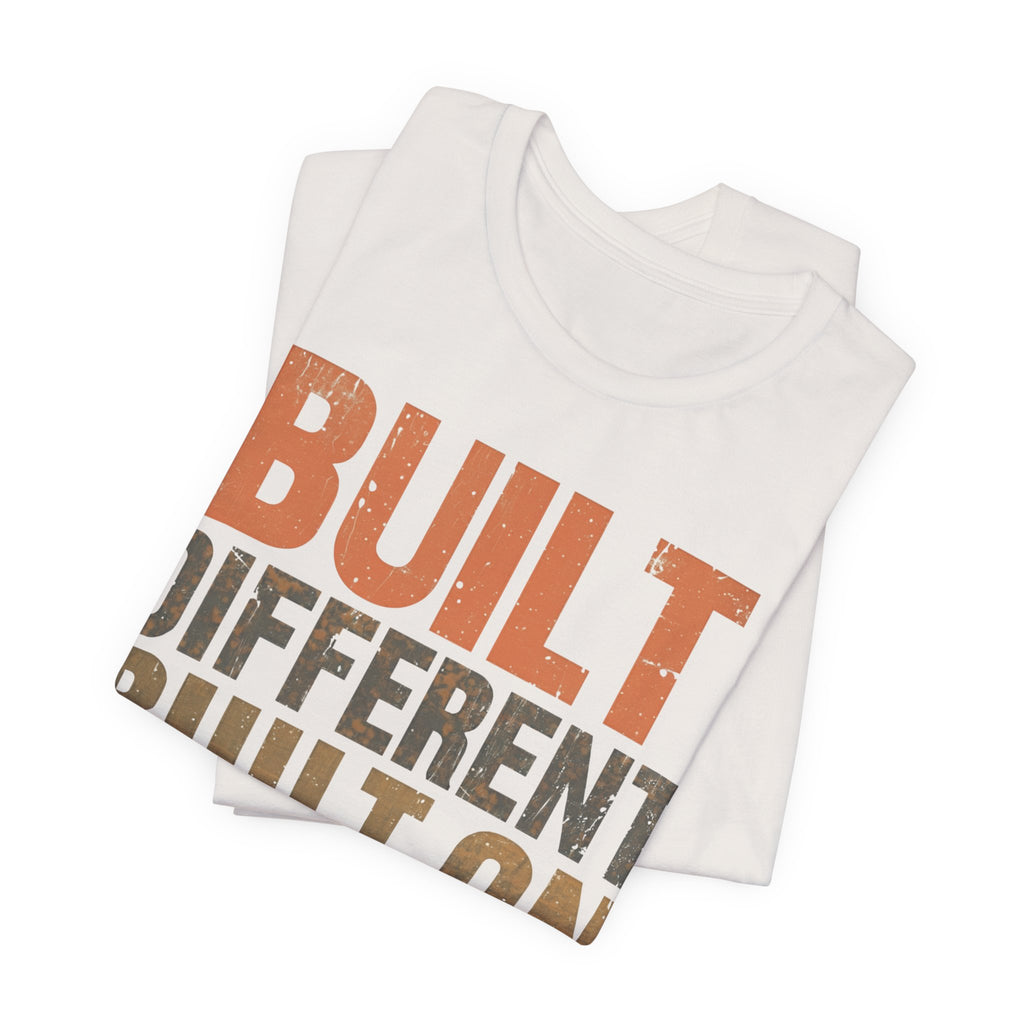 Built Different Softstyle Unisex Tee | Motivational Shirt for Entrepreneurs, Positive Vibes Streetwear