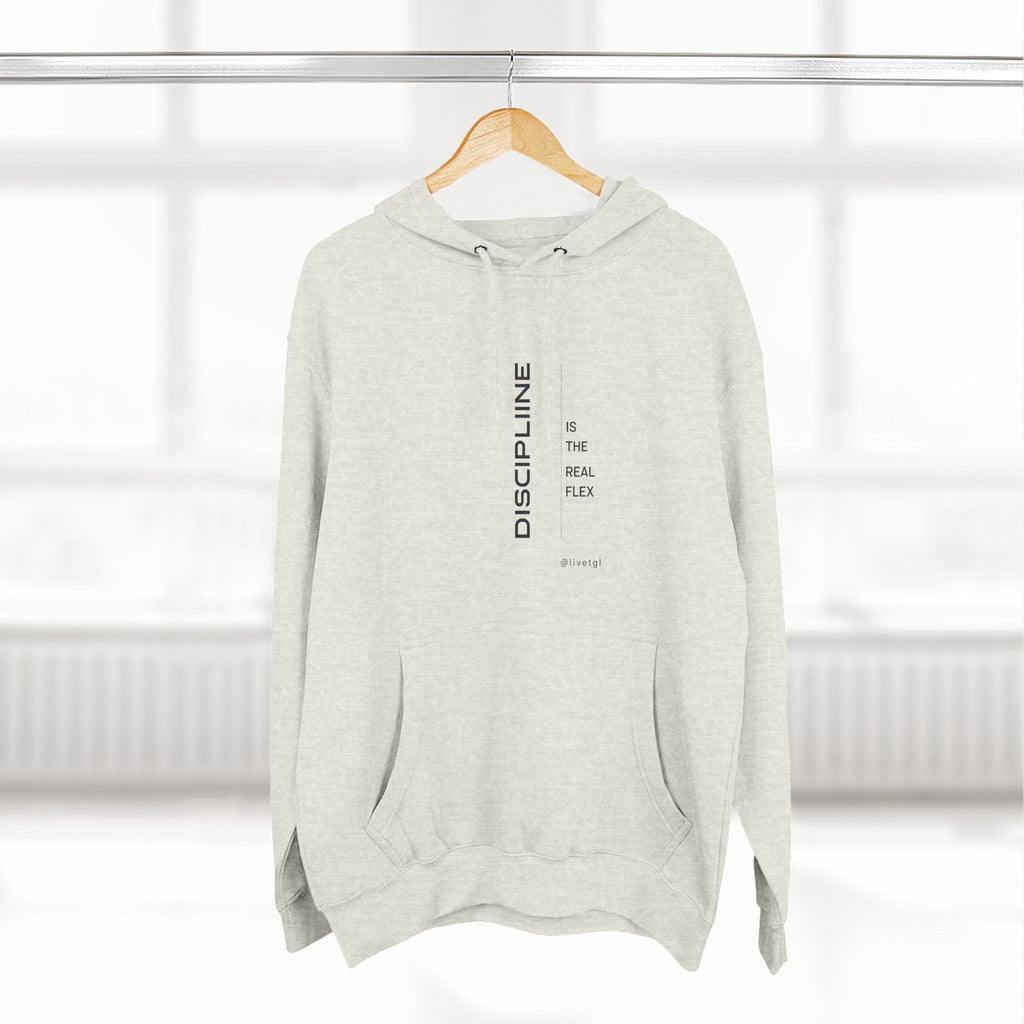 Discipline Is the New Flex Sweatshirt | Unisex Premium Fleece Motivational Streetwear Pullover