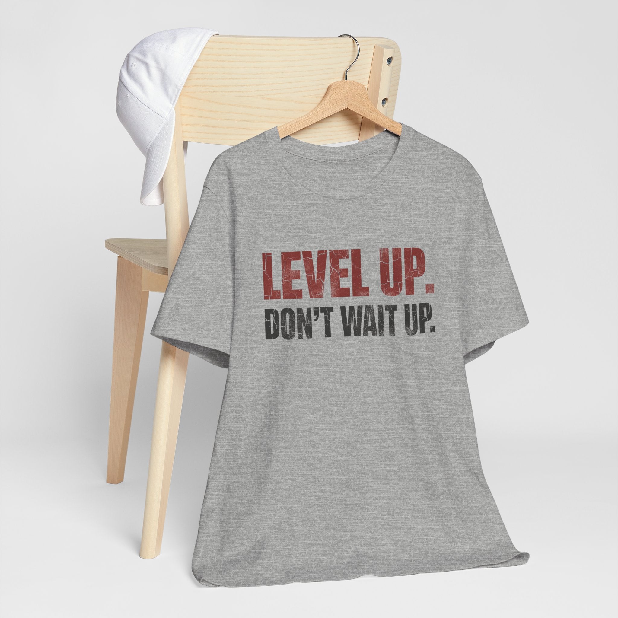 Level Up Unisex Tee | Motivational T-Shirt for Men and Women, Streetwear, Entrepreneur & Fitness Lifestyle Apparel by Truly Great Life