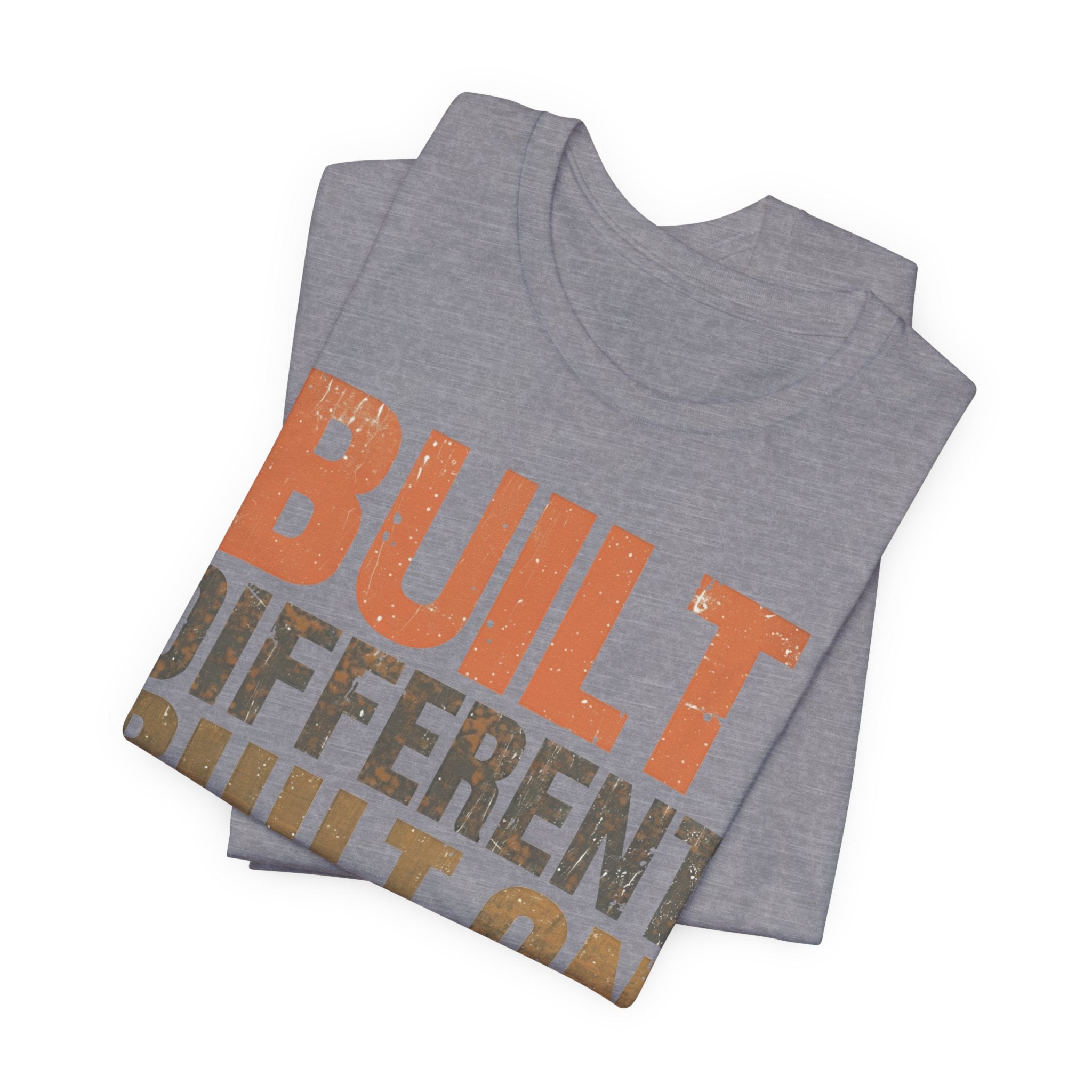 Built Different Softstyle Unisex Tee | Motivational Shirt for Entrepreneurs, Positive Vibes Streetwear