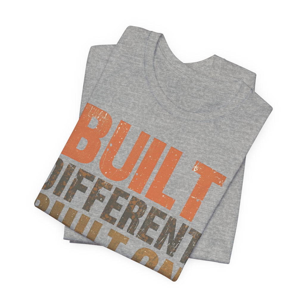 Built Different Softstyle Unisex Tee | Motivational Shirt for Entrepreneurs, Positive Vibes Streetwear