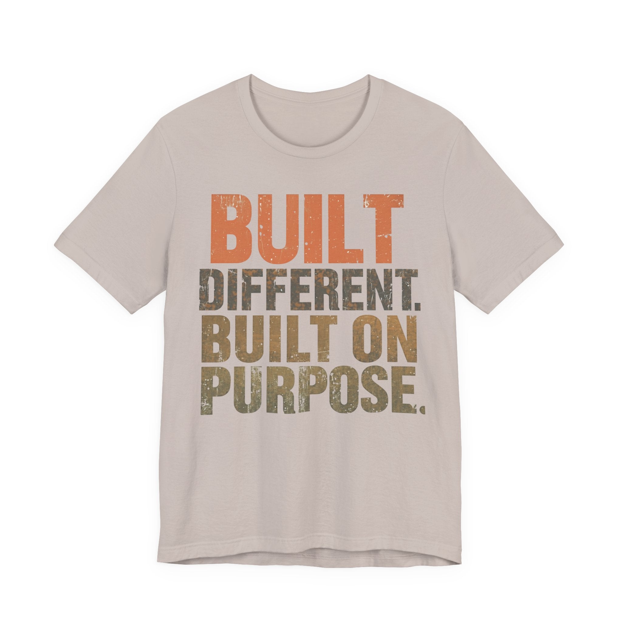 Built Different Softstyle Unisex Tee | Motivational Shirt for Entrepreneurs, Positive Vibes Streetwear