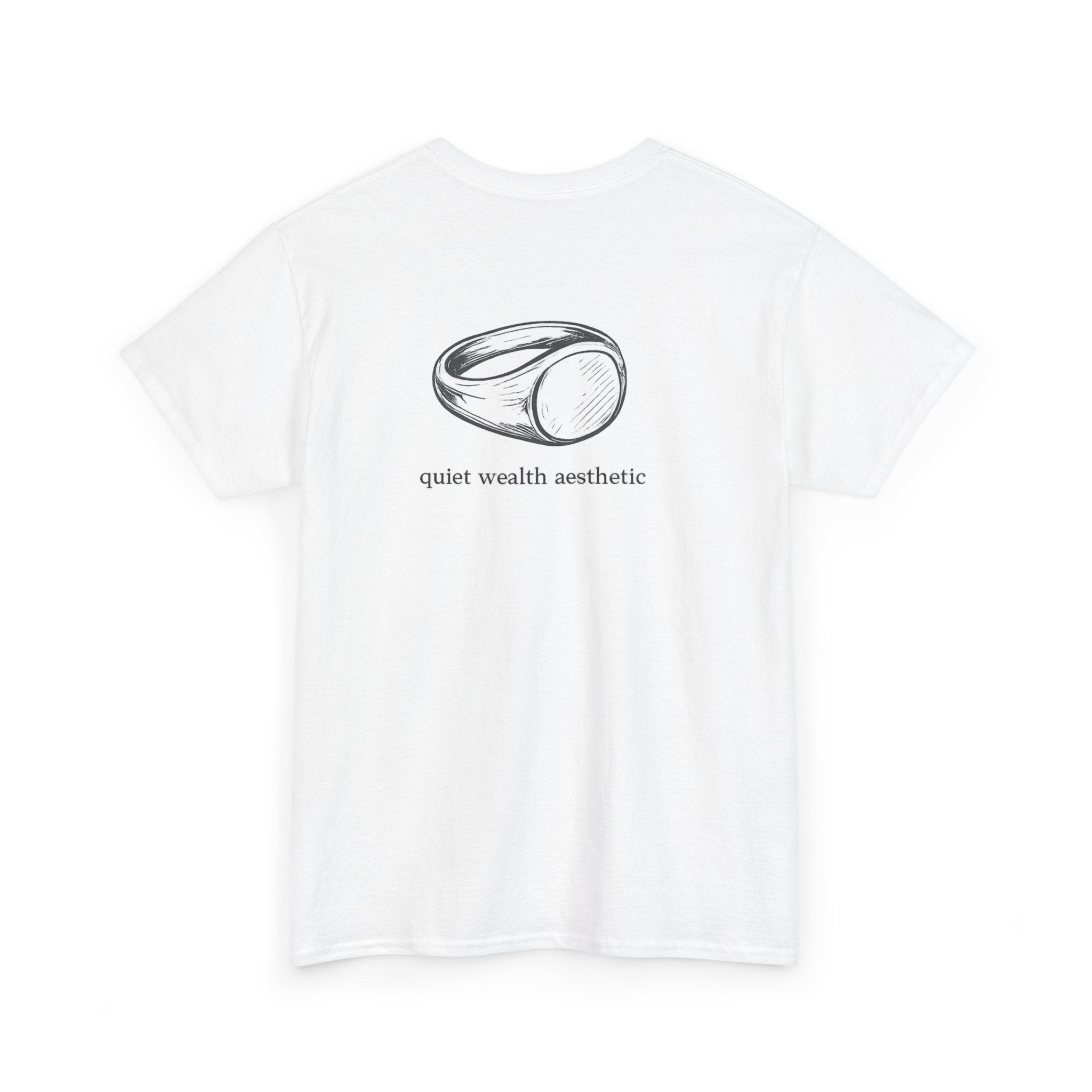 T‑Shirt — 'Quiet Wealth Aesthetic' Ring Graphic Tee