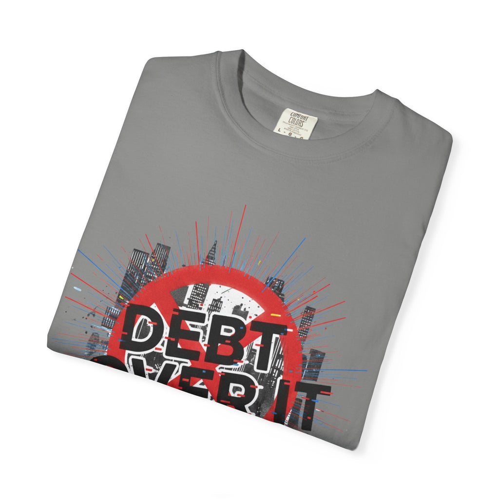 Debt Over It Softstyle Unisex T-Shirt, Cool Graphic Tee, Motivational Apparel for a Debt-Free Lifestyle, Perfect Gift by Truly Great Life