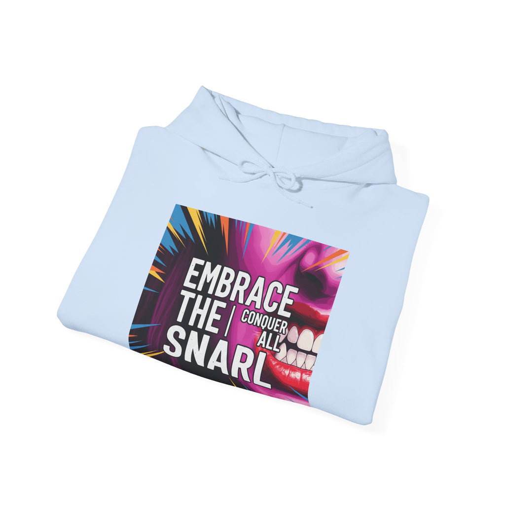 Embrace the Snarl Unisex Hoodie by Truly Great Life | Colorful Fleece Streetwear for Everyday Comfort