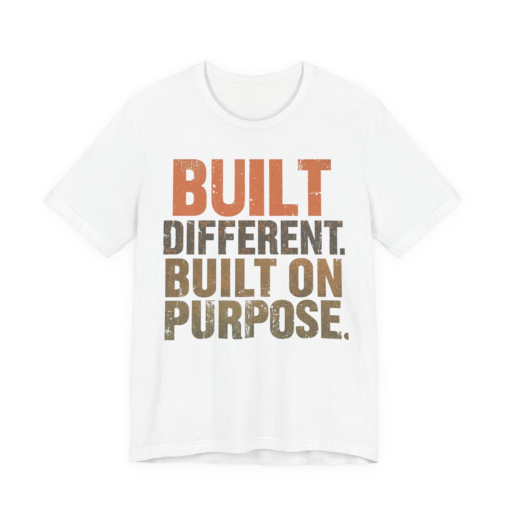 Built Different Softstyle Unisex Tee | Motivational Shirt for Entrepreneurs, Positive Vibes Streetwear