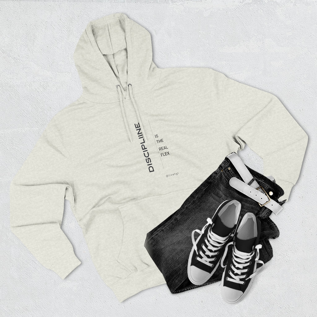 Discipline Is the New Flex Sweatshirt | Unisex Premium Fleece Motivational Streetwear Pullover