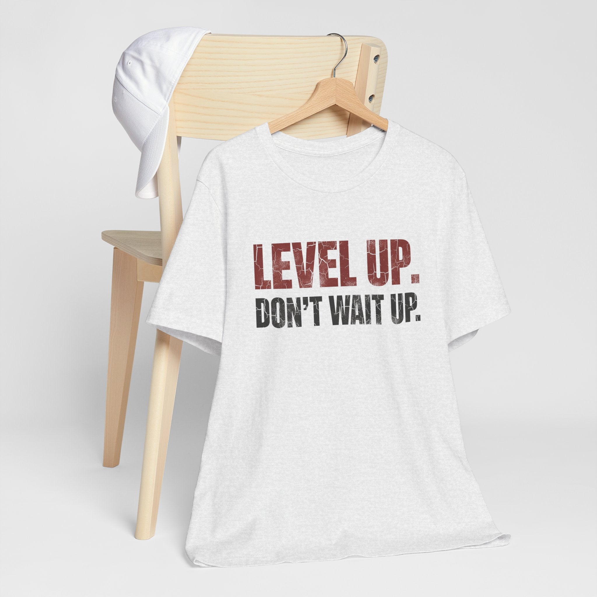 Level Up Unisex Tee | Motivational T-Shirt for Men and Women, Streetwear, Entrepreneur & Fitness Lifestyle Apparel by Truly Great Life