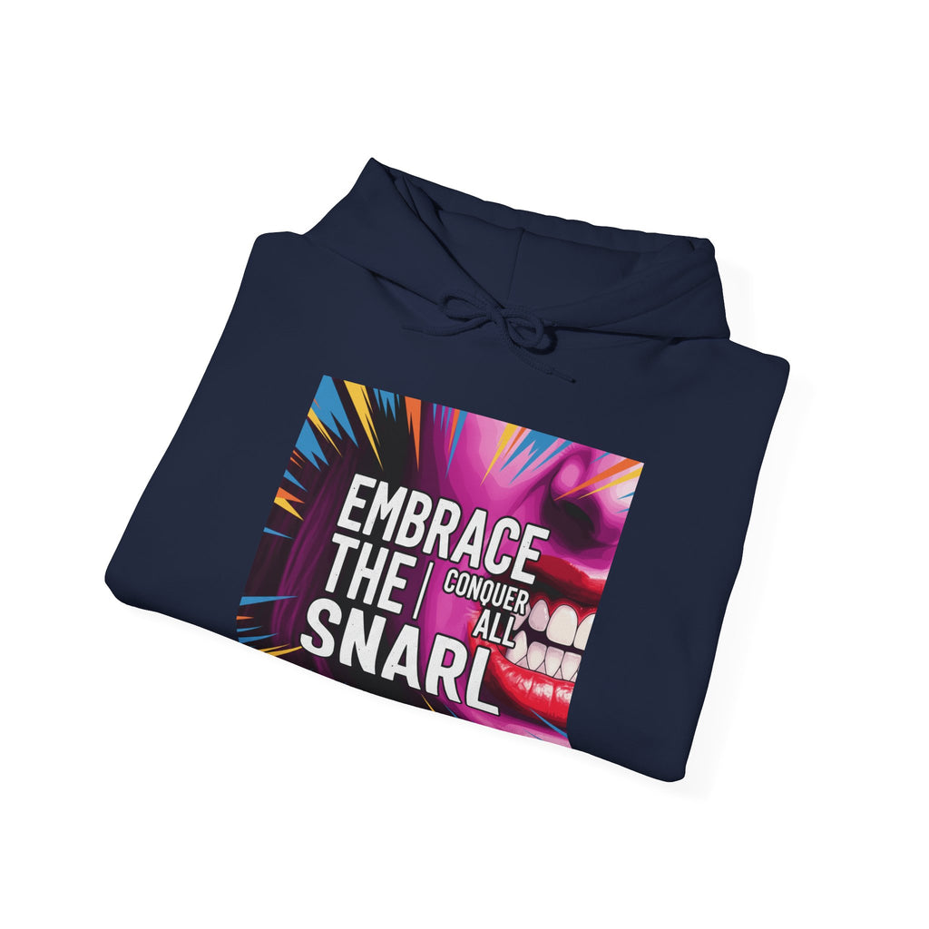 Embrace the Snarl Unisex Hoodie by Truly Great Life | Colorful Fleece Streetwear for Everyday Comfort