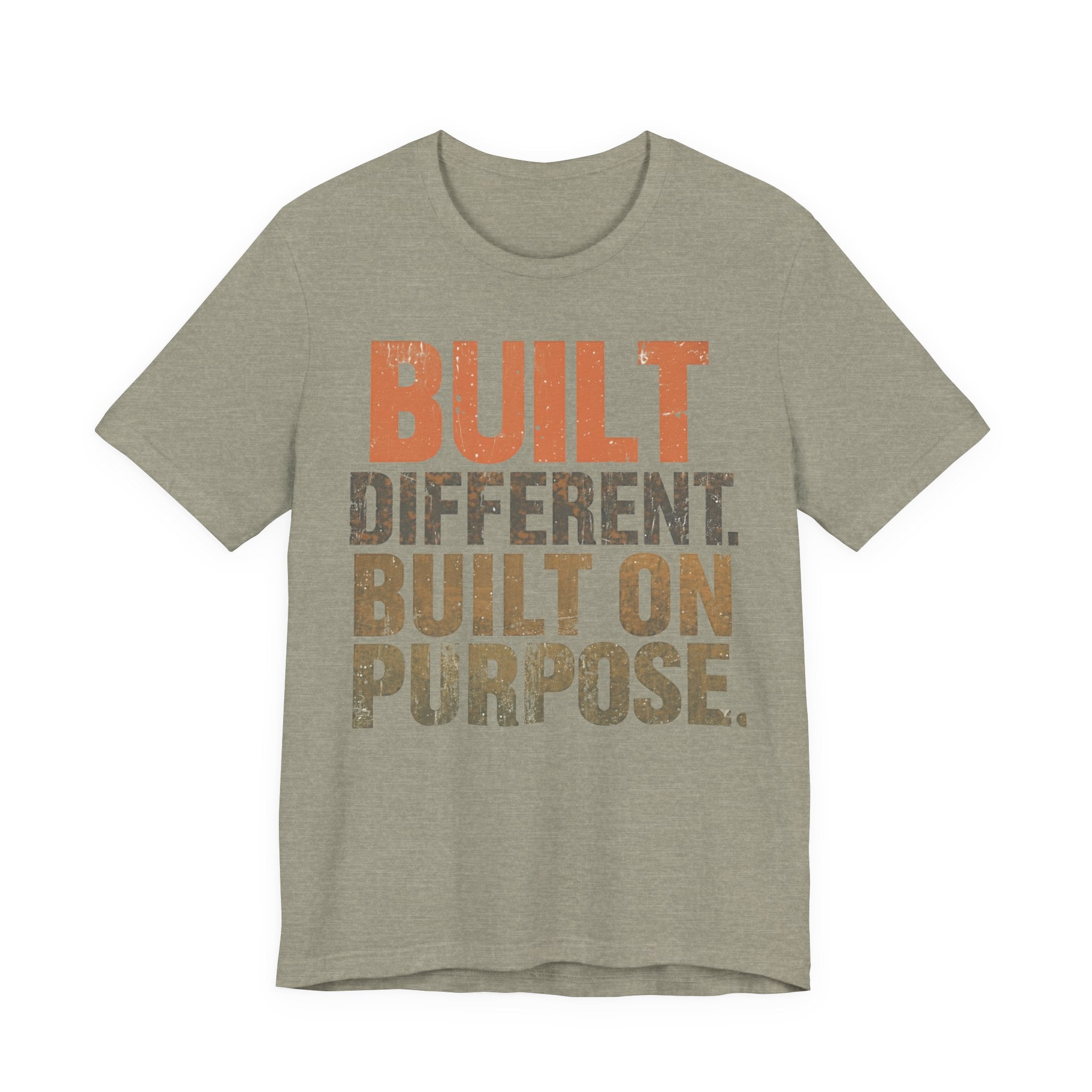 Built Different Softstyle Unisex Tee | Motivational Shirt for Entrepreneurs, Positive Vibes Streetwear