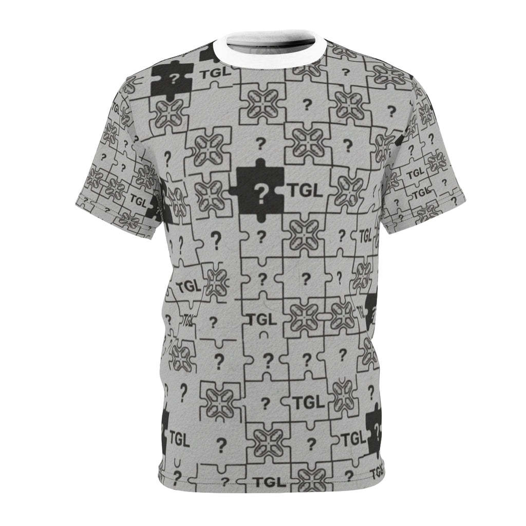 Puzzle Pattern Unisex Graphic Tee by Truly Great Life | Soft Cotton Casual T-Shirt for Everyday Style