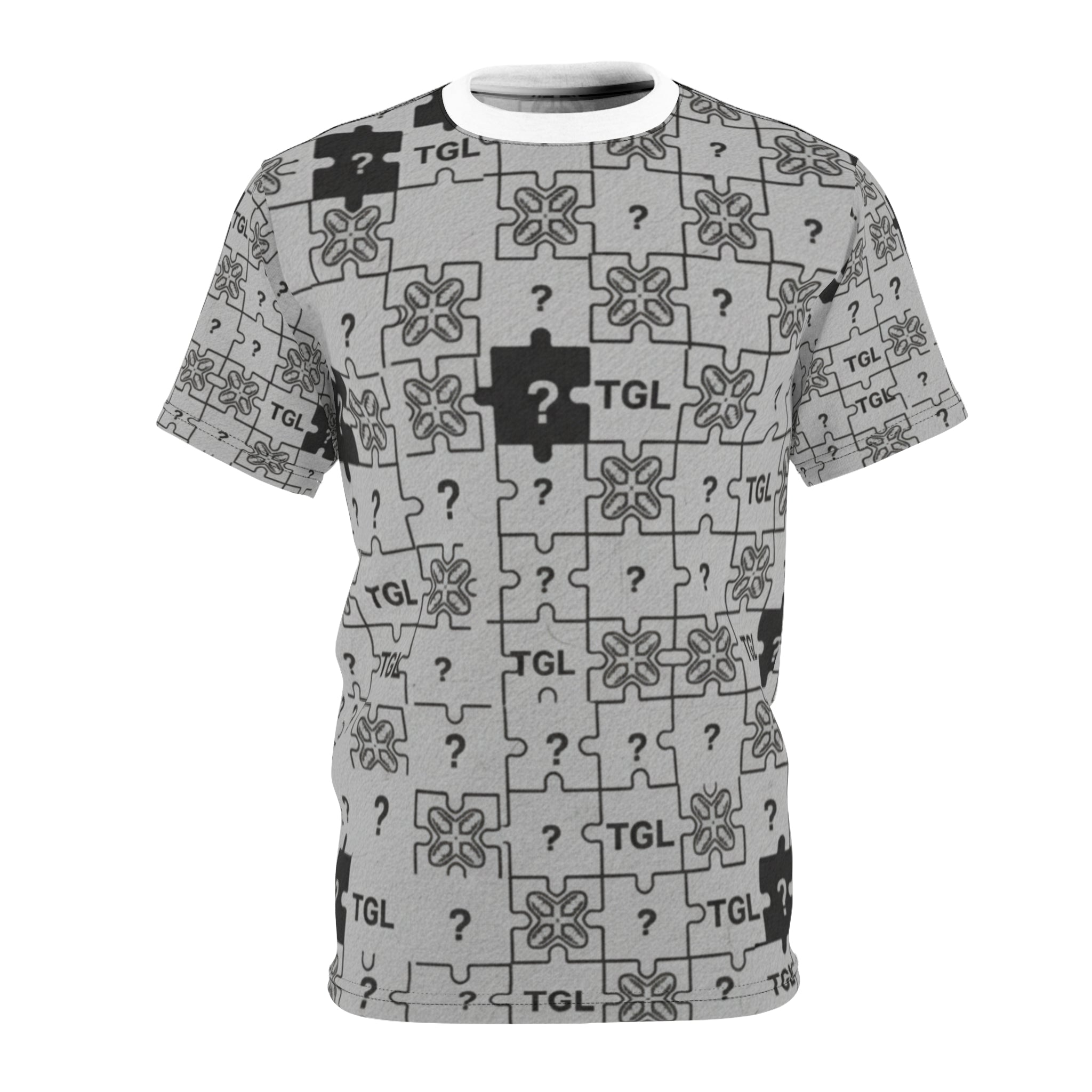 Puzzle Pattern Unisex Graphic Tee by Truly Great Life | Soft Cotton Casual T-Shirt for Everyday Style