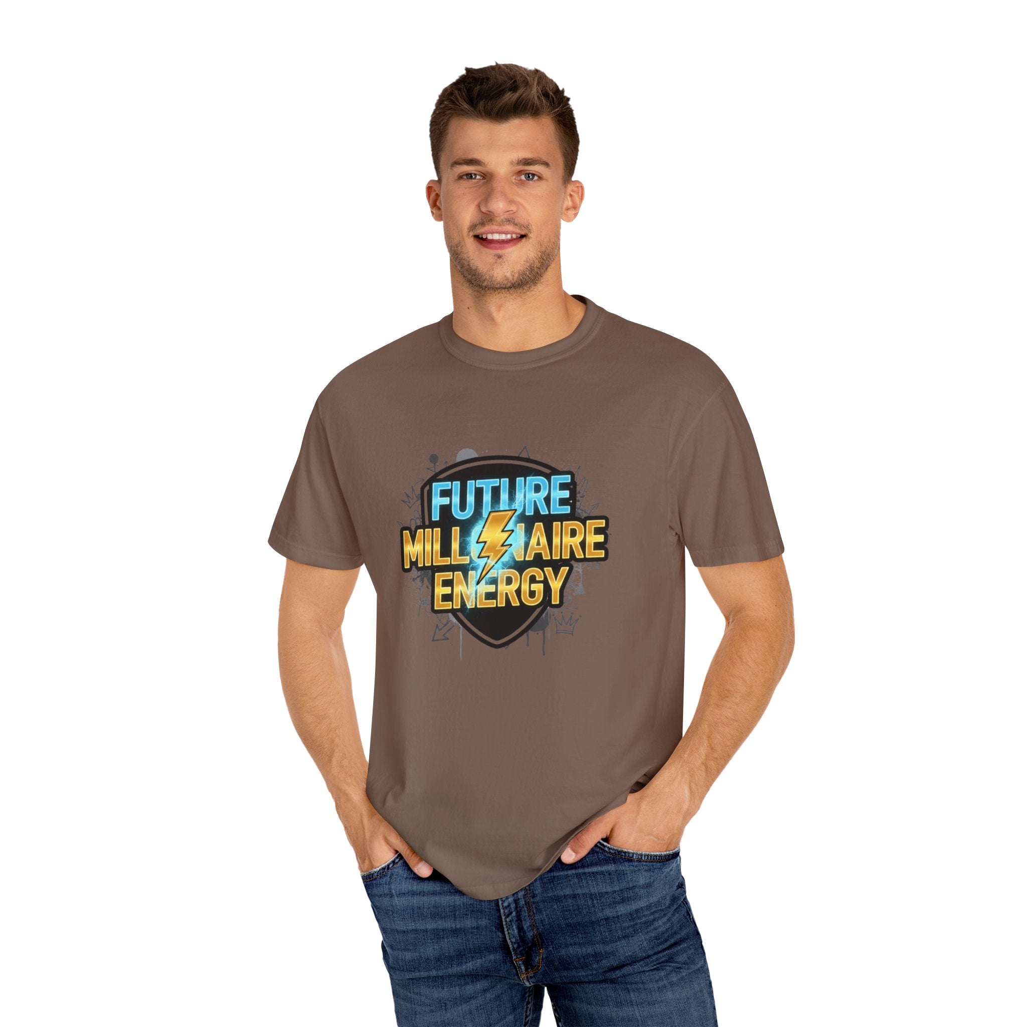 Future Millionaire Energy Softstyle T-Shirt | Motivational Unisex Tee by Truly Great Life, Entrepreneur Gift, Trendy Lifestyle Apparel