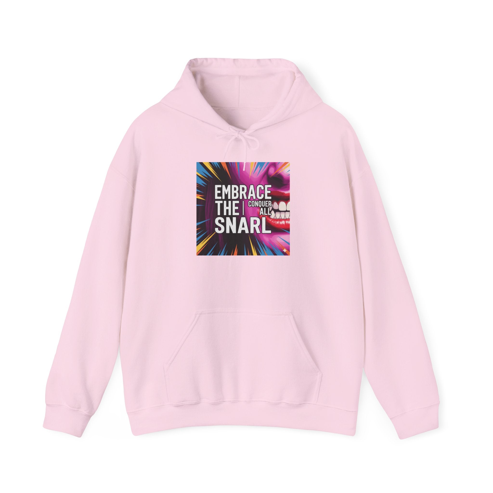 Embrace the Snarl Unisex Hoodie by Truly Great Life | Colorful Fleece Streetwear for Everyday Comfort