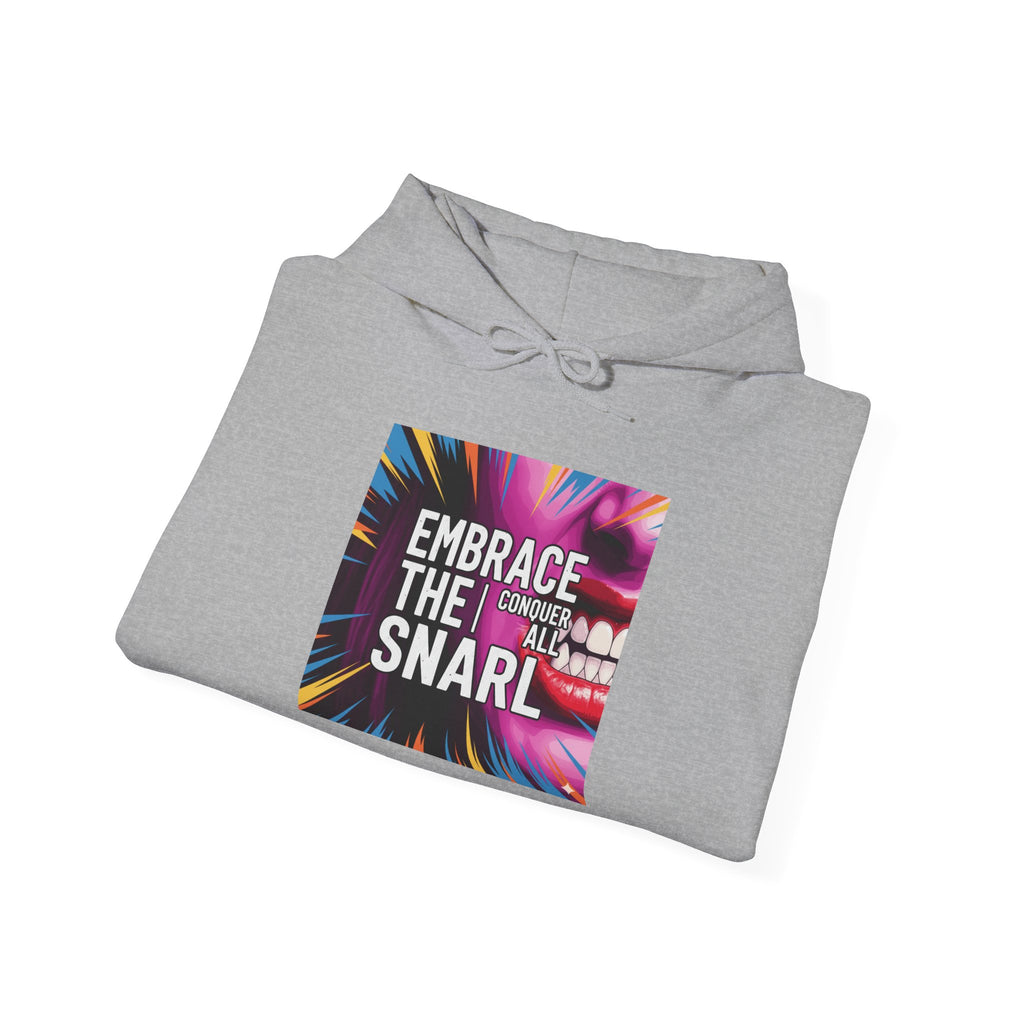 Embrace the Snarl Unisex Hoodie by Truly Great Life | Colorful Fleece Streetwear for Everyday Comfort
