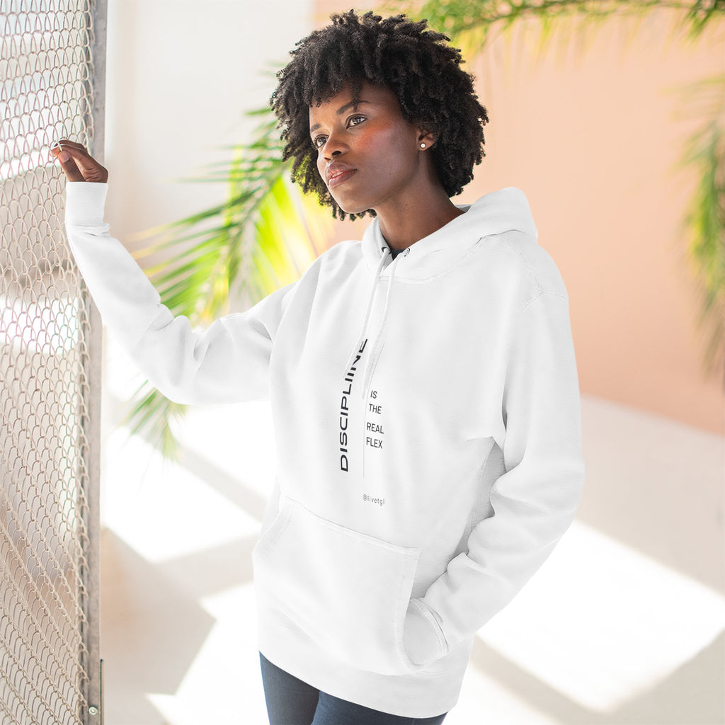 Discipline Is the New Flex Sweatshirt | Premium Fleece Motivational Streetwear Pullover for Men & Women by Truly Great Life
