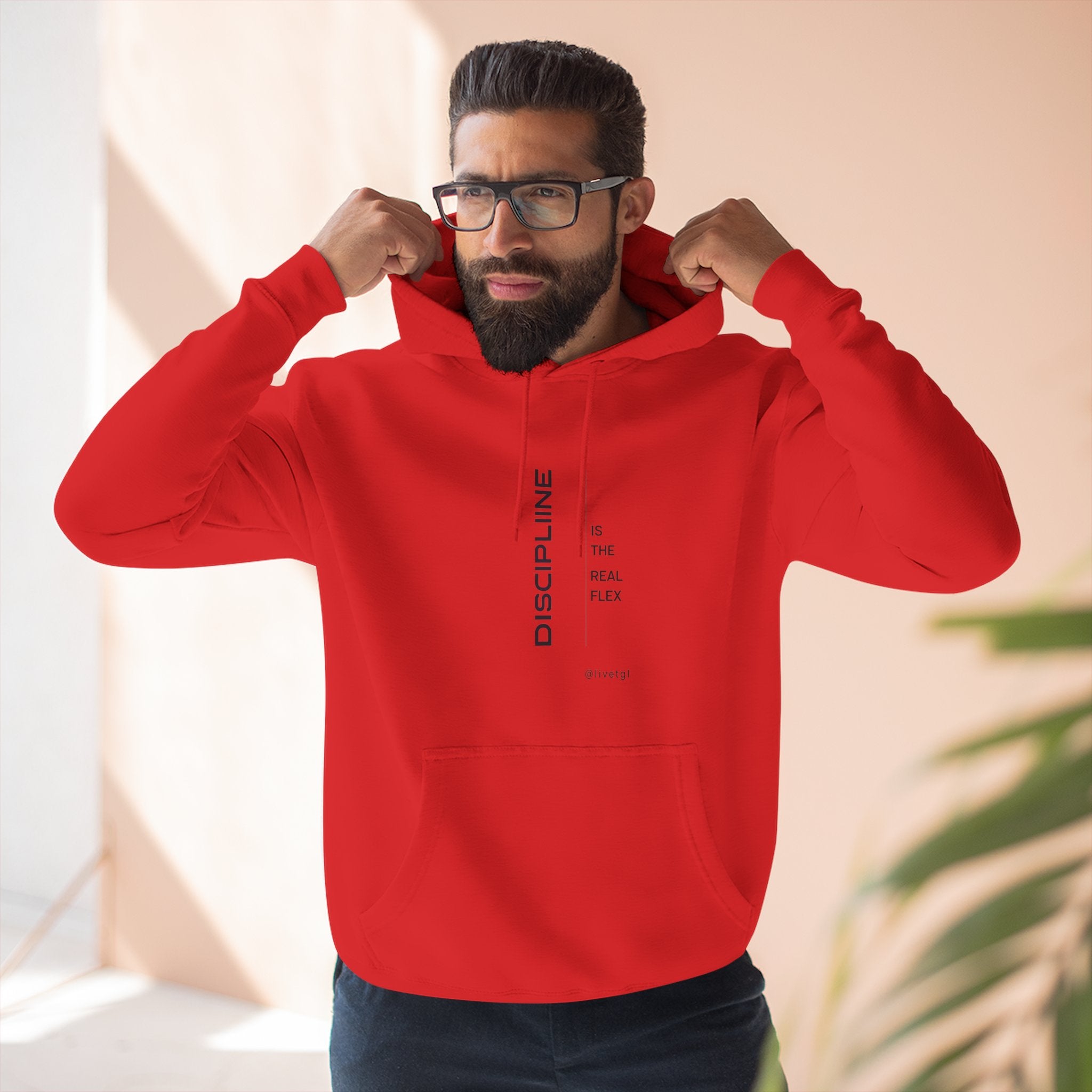 Discipline Is the New Flex Sweatshirt | Unisex Premium Fleece Motivational Streetwear Pullover