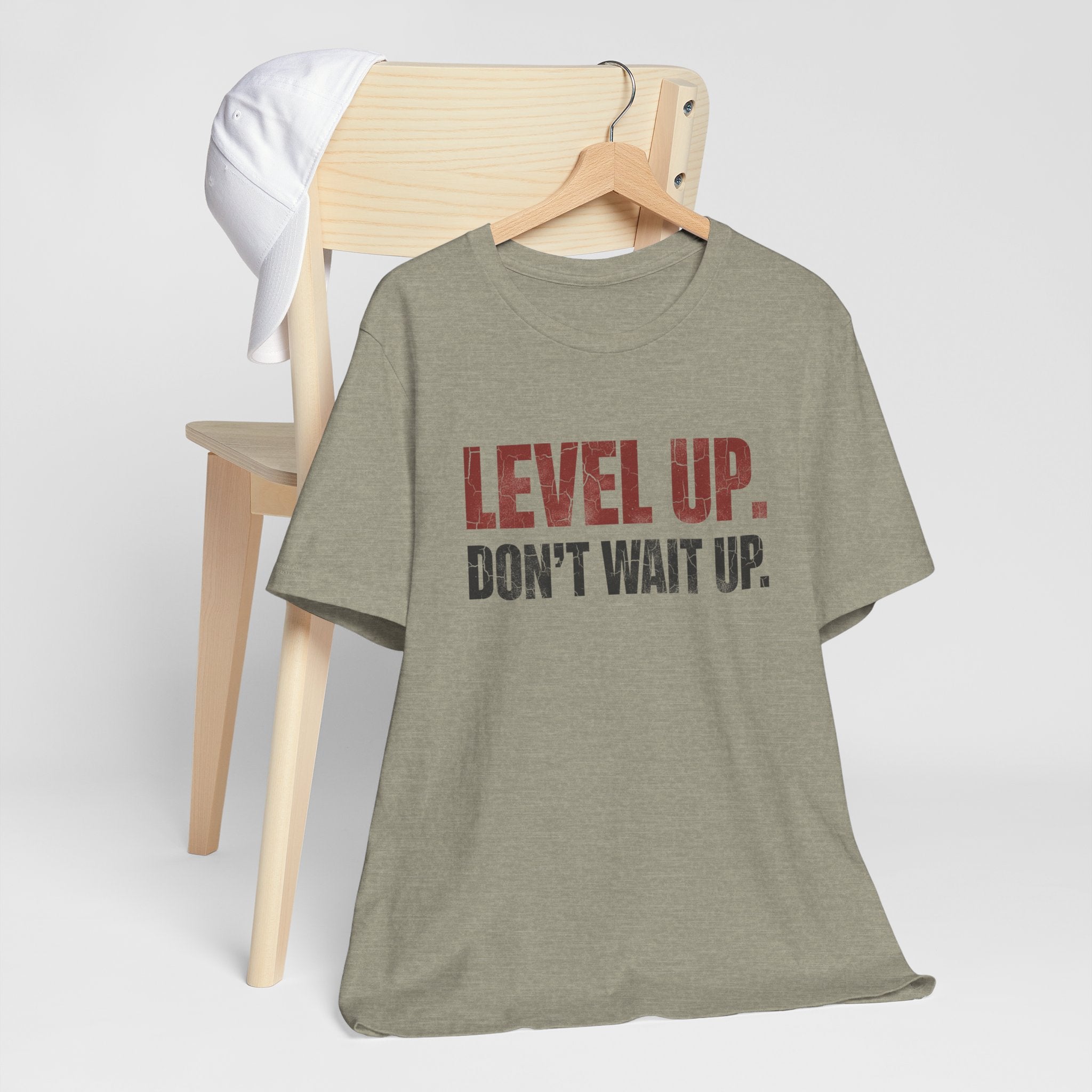 Level Up Unisex Tee | Motivational T-Shirt for Men and Women, Streetwear, Entrepreneur & Fitness Lifestyle Apparel by Truly Great Life