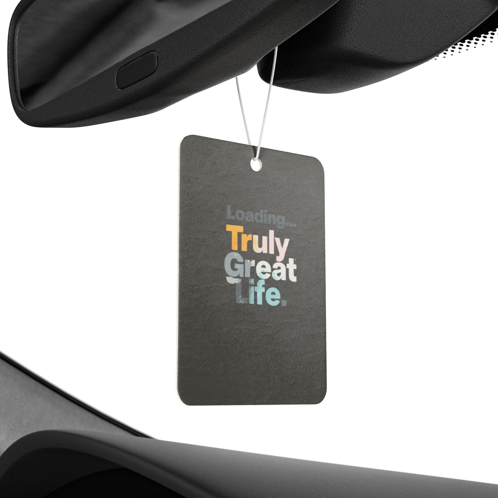 Truly Great Life Car Air Freshener | Uplifting Aromatherapy Scent for Positivity & Focus, Long-Lasting Soy-Based Car Fragrance