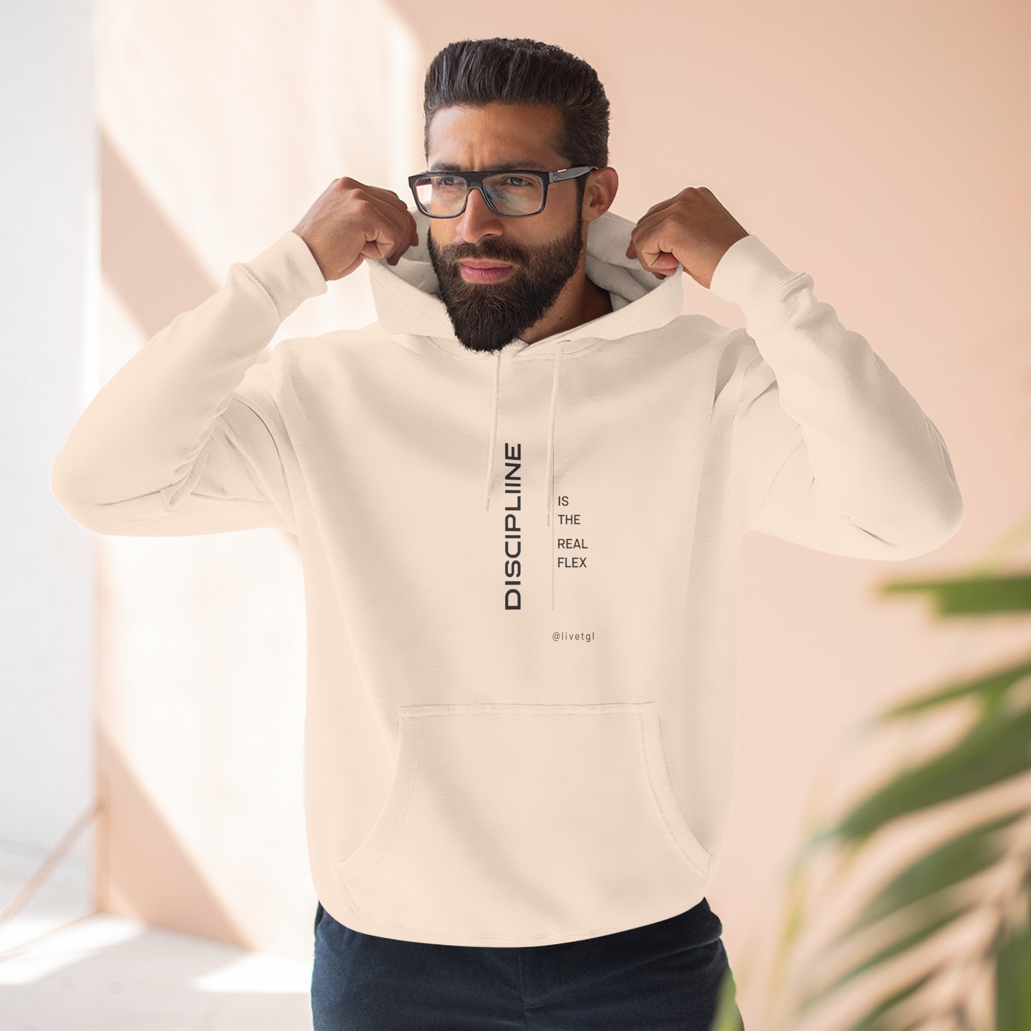 Discipline Is the New Flex Sweatshirt | Unisex Premium Fleece Motivational Streetwear Pullover