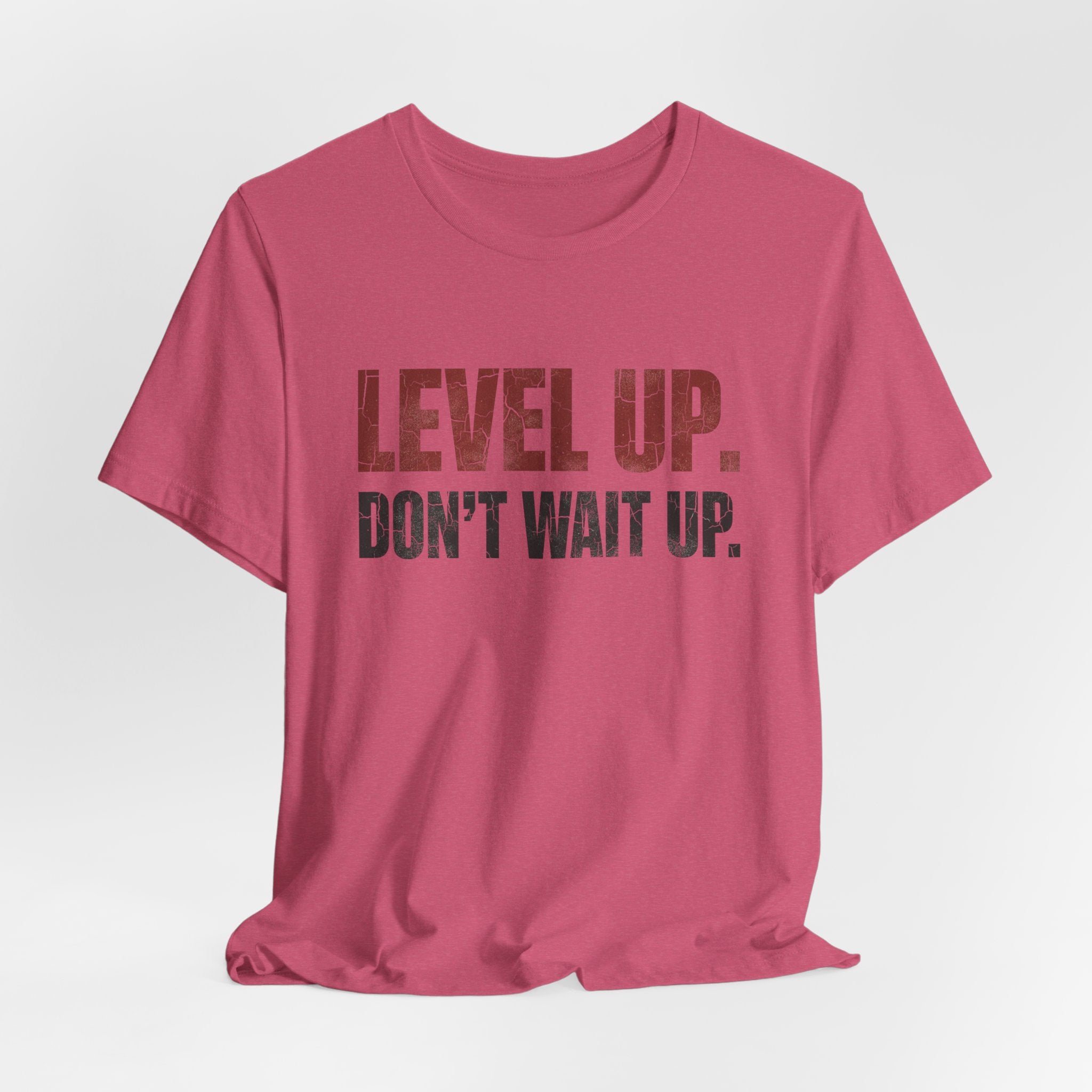 Level Up Unisex Tee | Motivational T-Shirt for Men and Women, Streetwear, Entrepreneur & Fitness Lifestyle Apparel by Truly Great Life