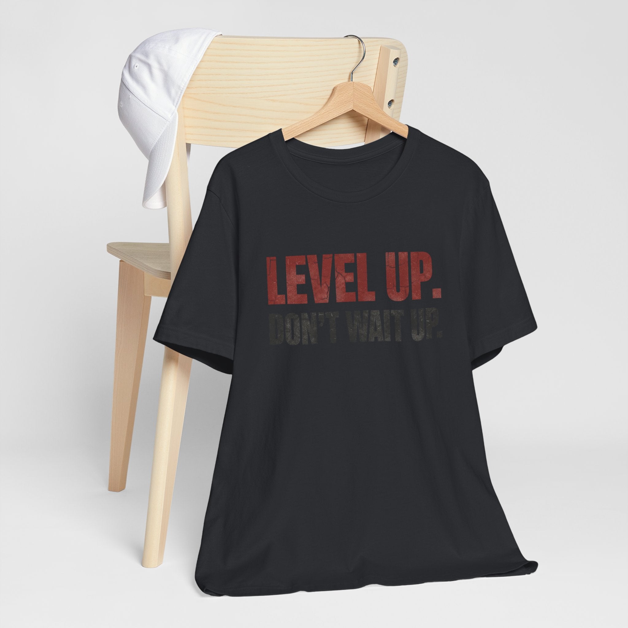 Level Up Unisex Tee | Motivational T-Shirt for Men and Women, Streetwear, Entrepreneur & Fitness Lifestyle Apparel by Truly Great Life