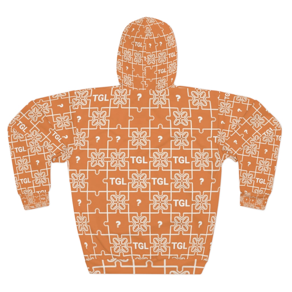 Unisex Pullover Hoodie by Truly Great Life | Puzzle Pattern, Cozy Fleece Casual Wear for Everyday Style