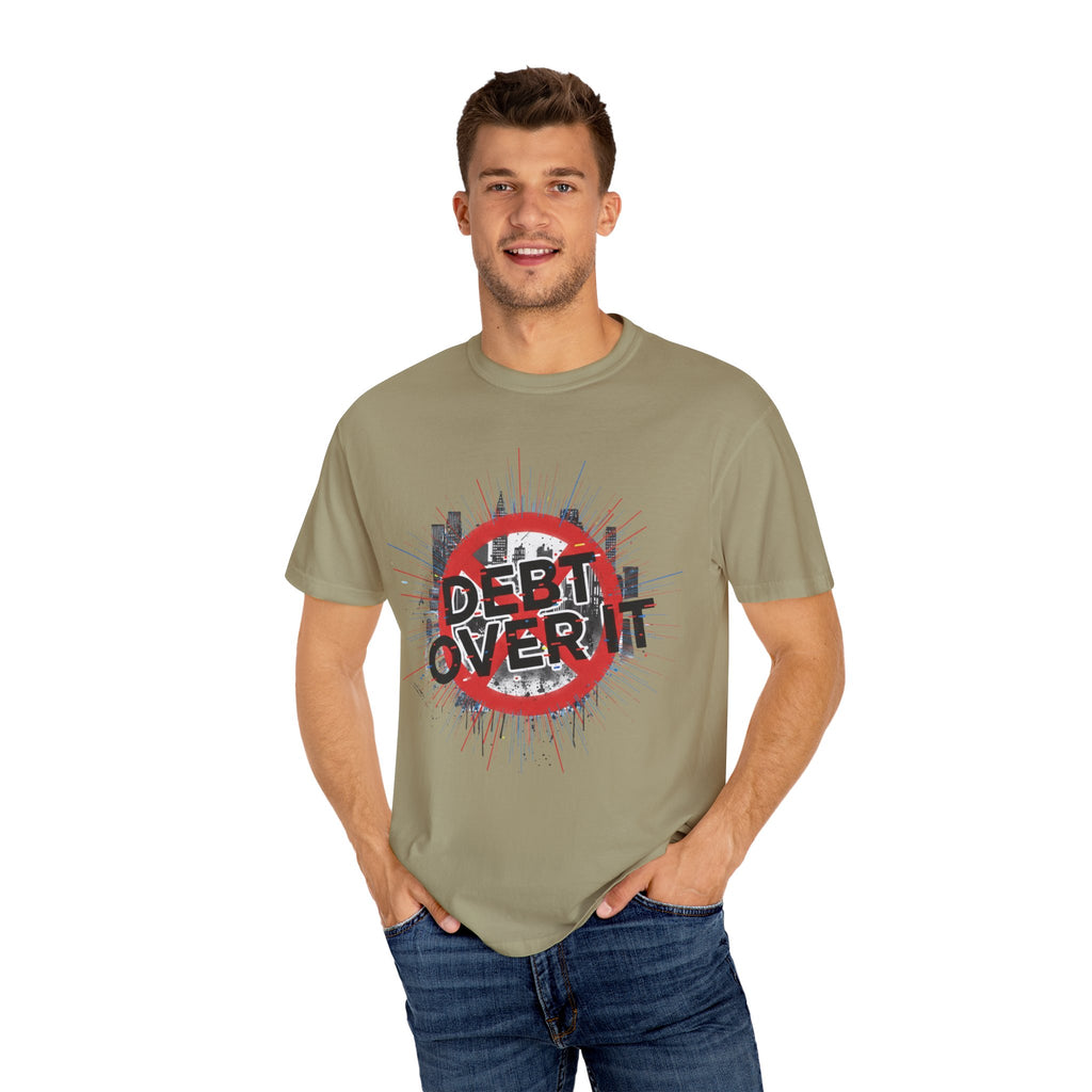 Debt Over It Softstyle Unisex T-Shirt, Cool Graphic Tee, Motivational Apparel for a Debt-Free Lifestyle, Perfect Gift by Truly Great Life