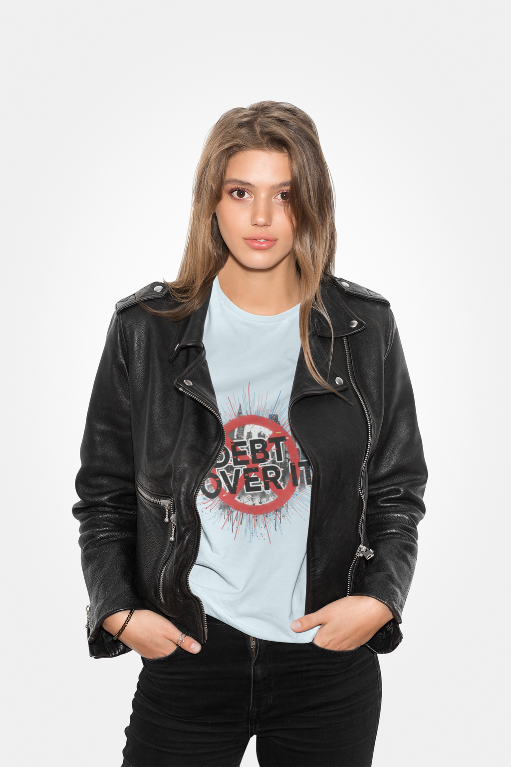 Debt Over It Softstyle Unisex T-Shirt, Cool Graphic Tee, Motivational Apparel for a Debt-Free Lifestyle, Perfect Gift by Truly Great Life