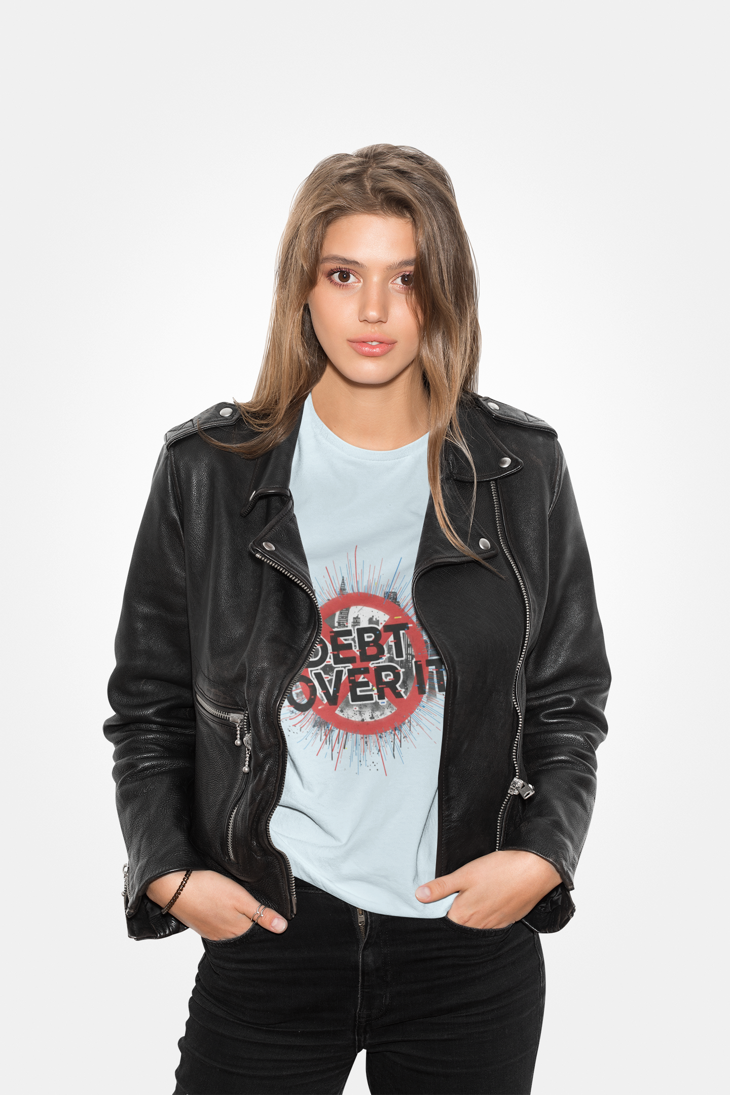 Debt Over It Softstyle Unisex T-Shirt, Cool Graphic Tee, Motivational Apparel for a Debt-Free Lifestyle, Perfect Gift by Truly Great Life