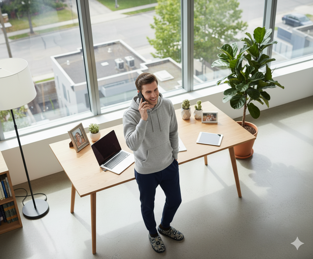 Truly Great Life Indoor Slippers for Men | Elegant and Comfortable House Shoes with Soft Memory Foam and Geometric Design