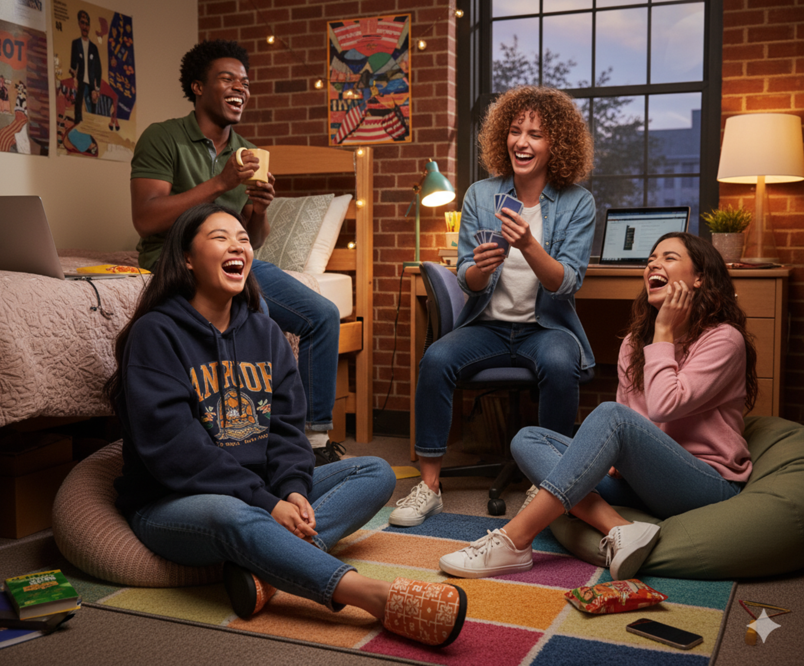 Truly Great Life Indoor Slippers for Women | Cozy Non-Slip House Shoes with Soft Fleece Comfort and Stylish Geometric Design