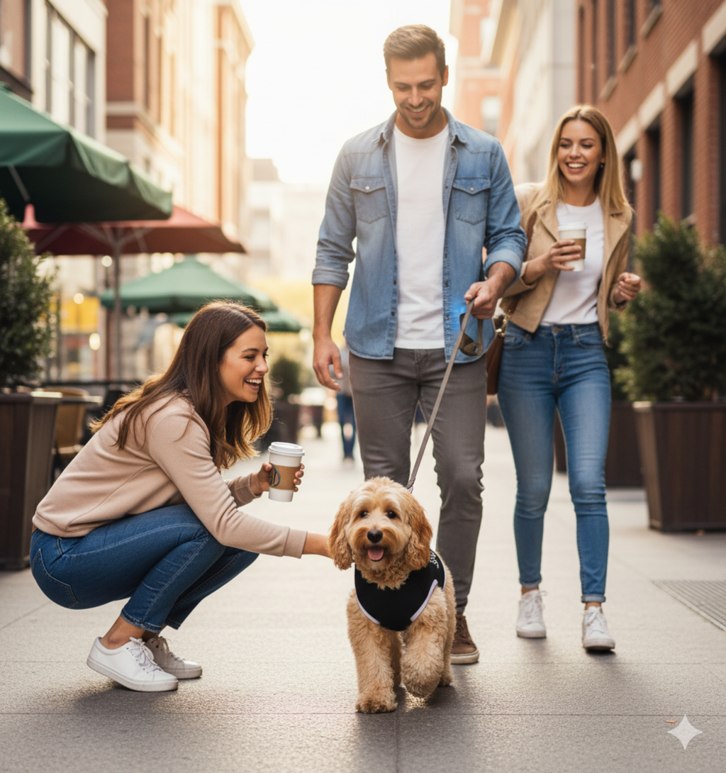 Truly Great Life Pet Hoodie | Embrace the Snarl Cozy Dog Sweatshirt, Funny Pet Apparel for Small & Medium Dogs