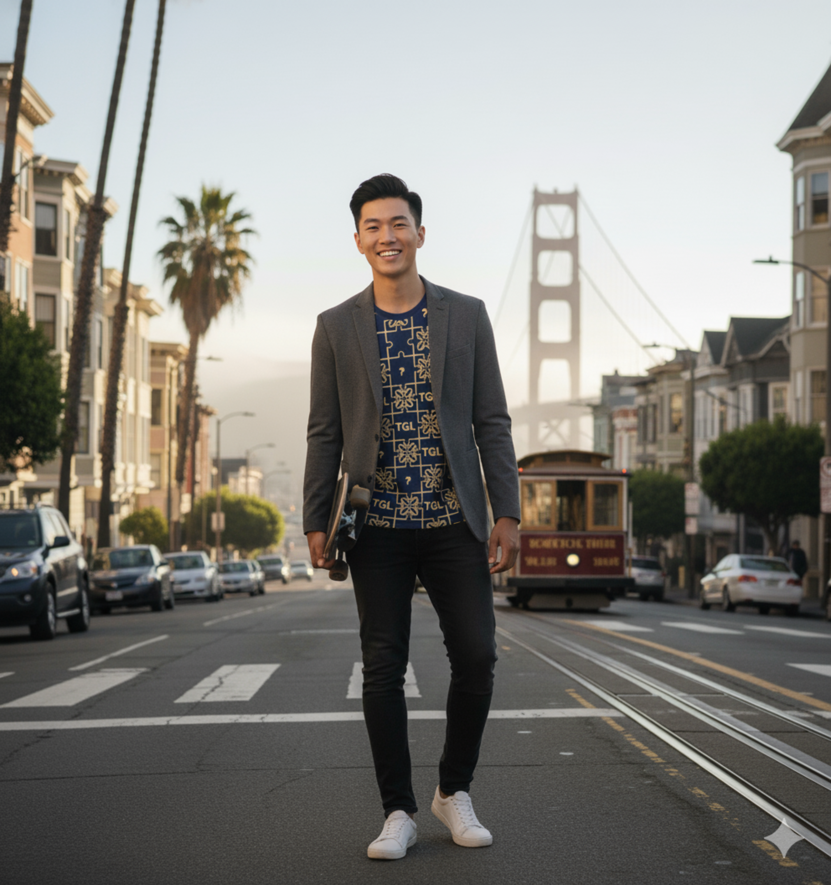 Athletic Sports Jersey for Men by TGL Design | Lightweight Breathable All-Over Print Shirt for Workout or Casual Wear