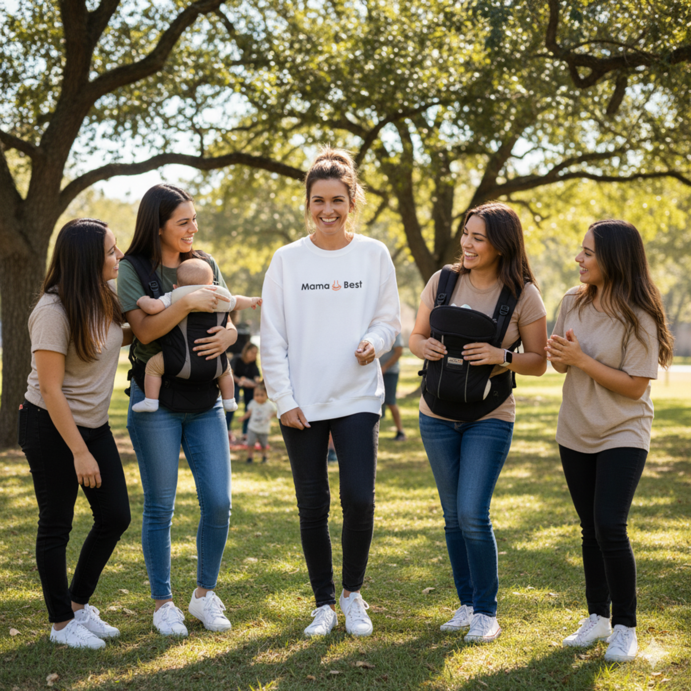 Mama Best Sweatshirt for Moms | Cute Mothers Day Gift, Cozy Unisex Crewneck, Casual Everyday Wear, Perfect Spring and Fall Apparel