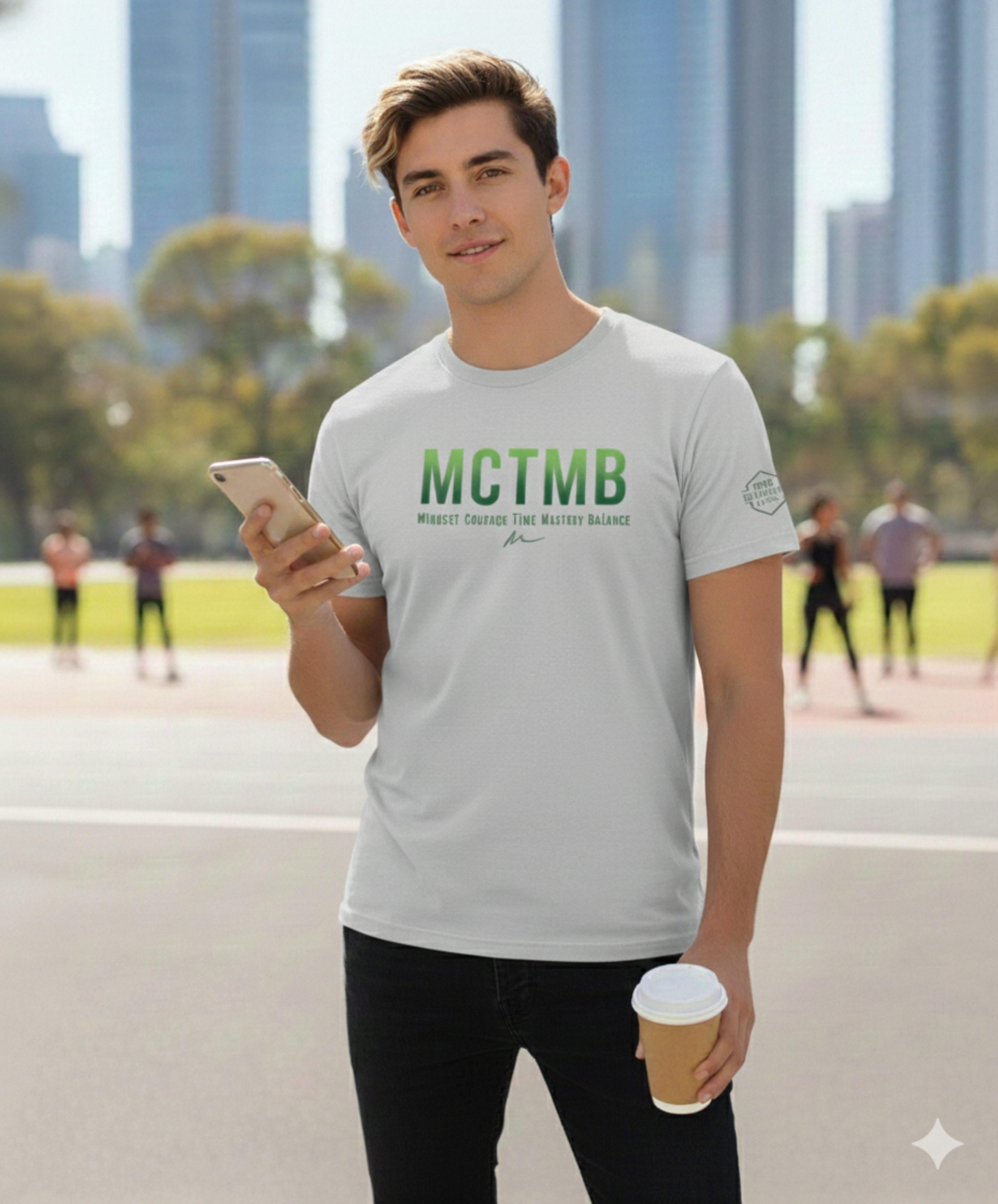 Mindset and Courage Motivational T-Shirt | Lifestyle Inspiring Unisex Soft Cotton Shirt for Everyday Confidence and Balance