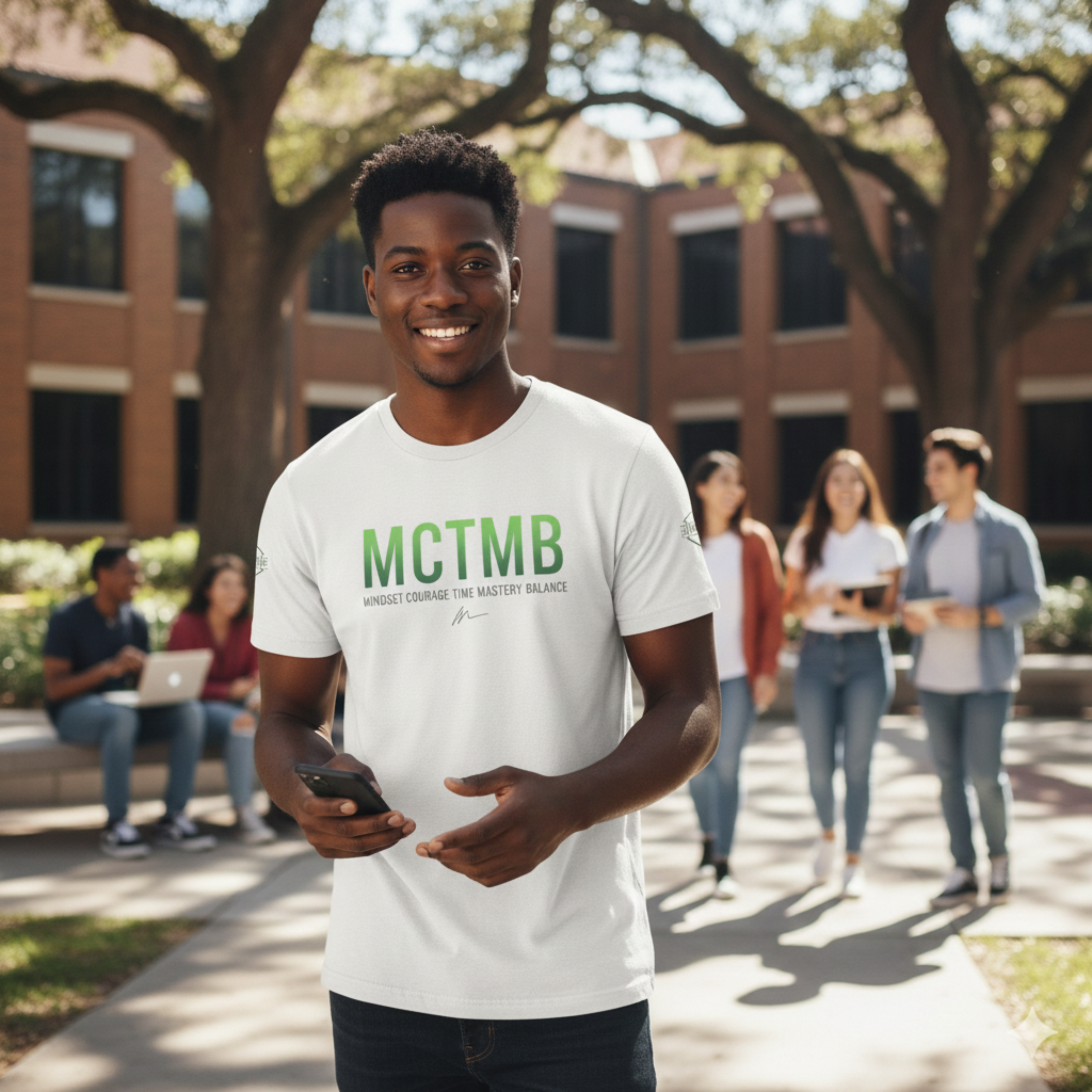 Mindset and Courage Motivational T-Shirt | Lifestyle Inspiring Unisex Soft Cotton Shirt for Everyday Confidence and Balance