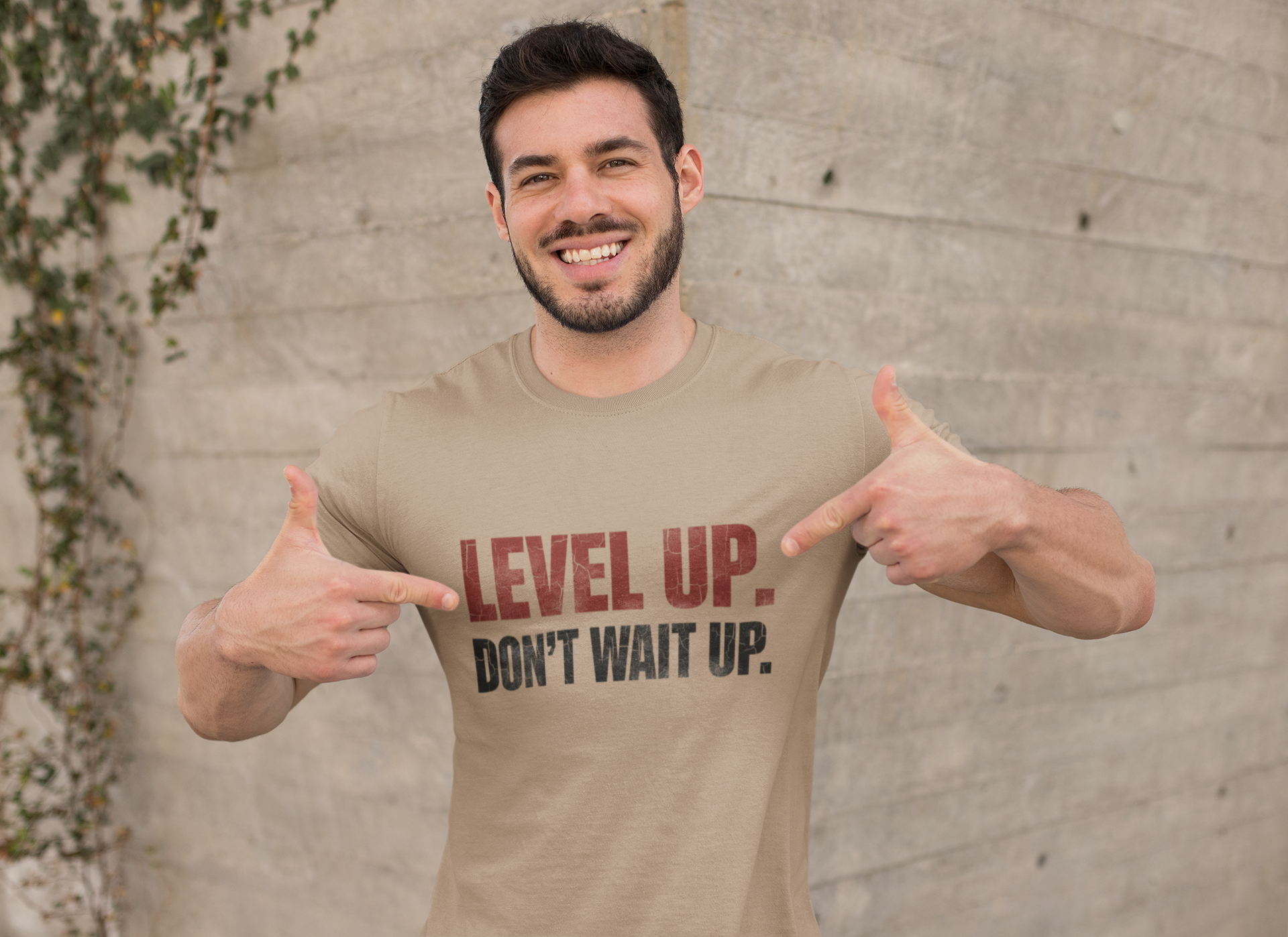 Level Up Unisex Tee | Motivational T-Shirt for Men and Women, Streetwear, Entrepreneur & Fitness Lifestyle Apparel by Truly Great Life