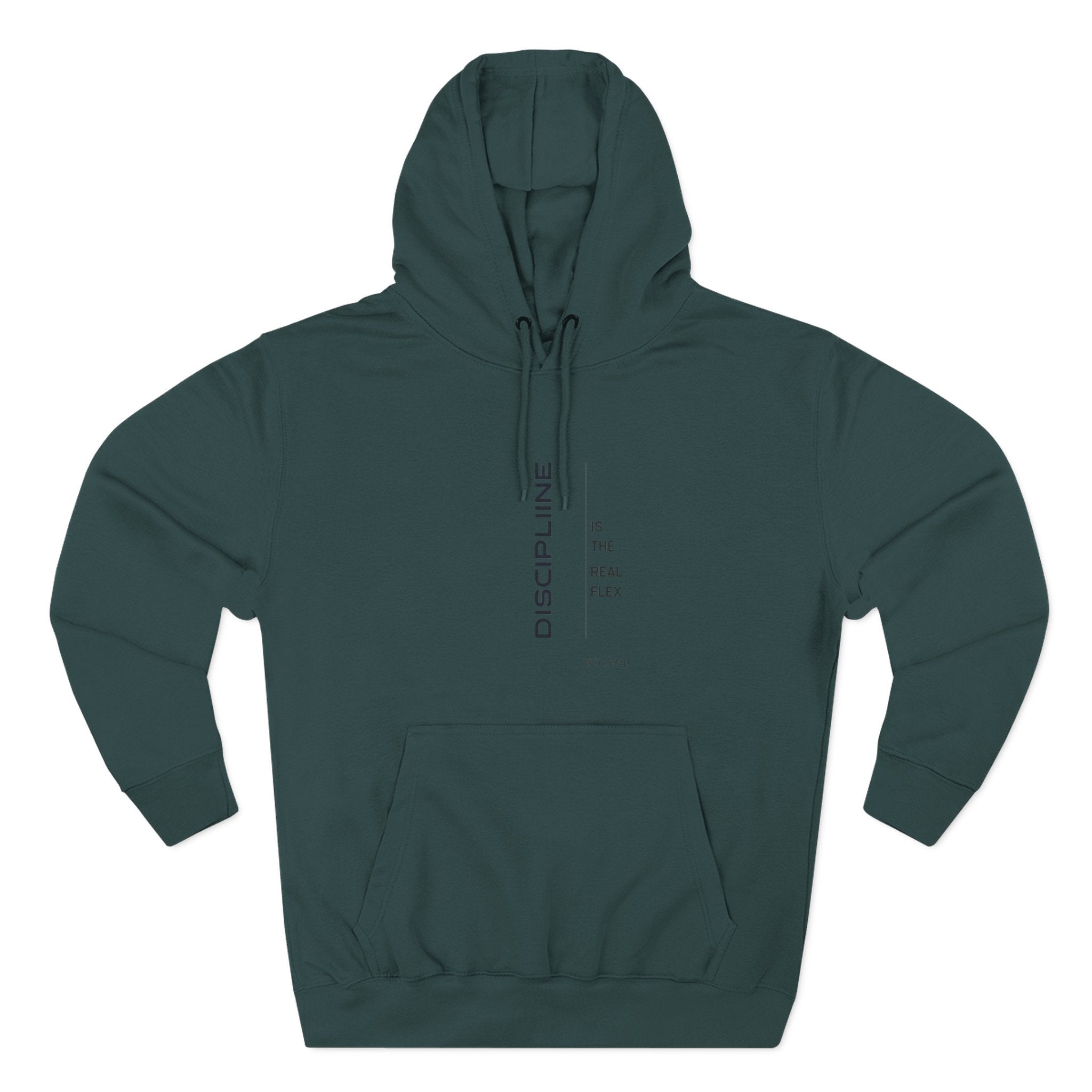 Discipline Is the New Flex Sweatshirt | Unisex Premium Fleece Motivational Streetwear Pullover